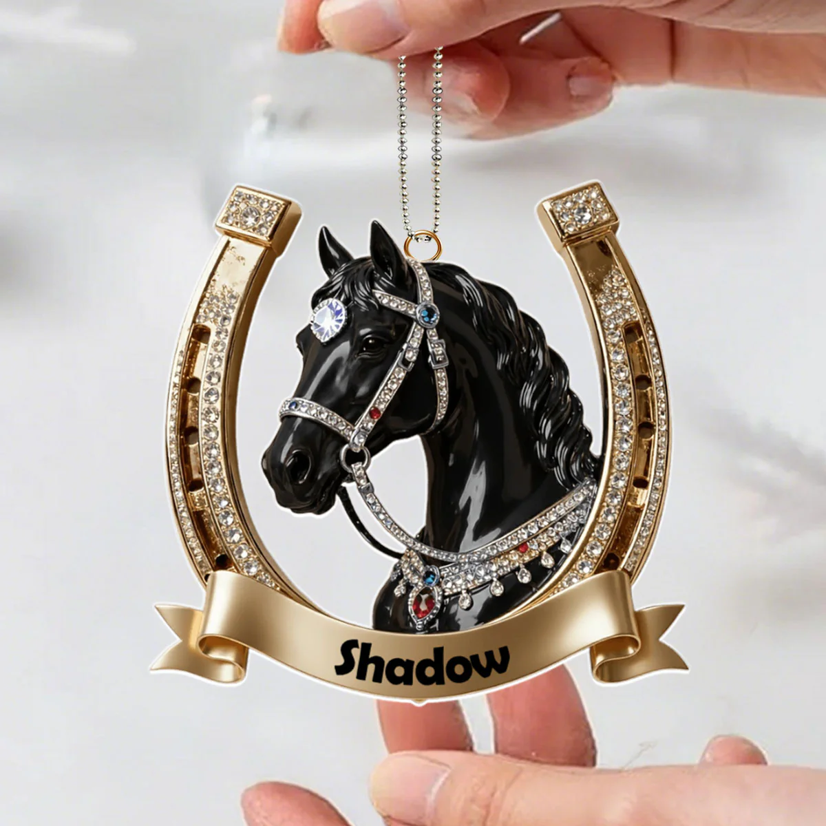 Personalized Horse Acrylic Ornament Gift For Horse Lover - Image 3