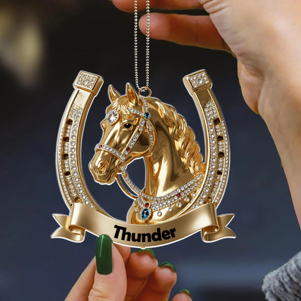 Personalized Horse Acrylic Ornament Gift For Horse Lover - Image 4
