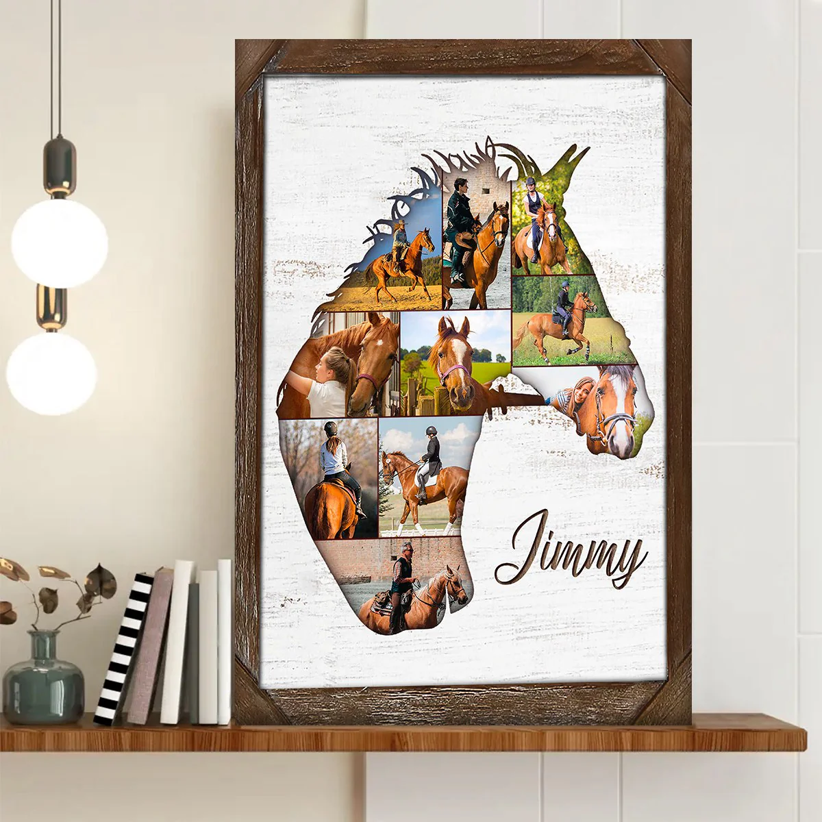 Personalized Horse Collage Photo Poster Gift For Horse Riders, Horse Lover - Image 4