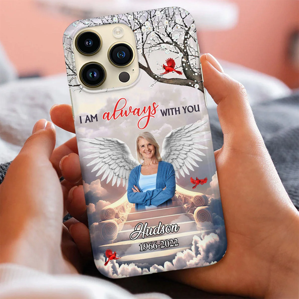 Personalized In Loving Memory In Heaven Phone Case - Image 3