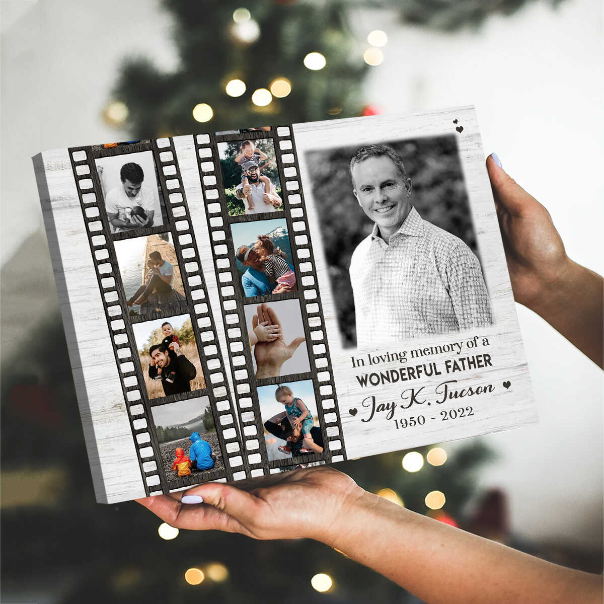 Personalized In Loving Memory Memorial Photo Canvas Print, Gift For Loss Of Loved One - Image 2