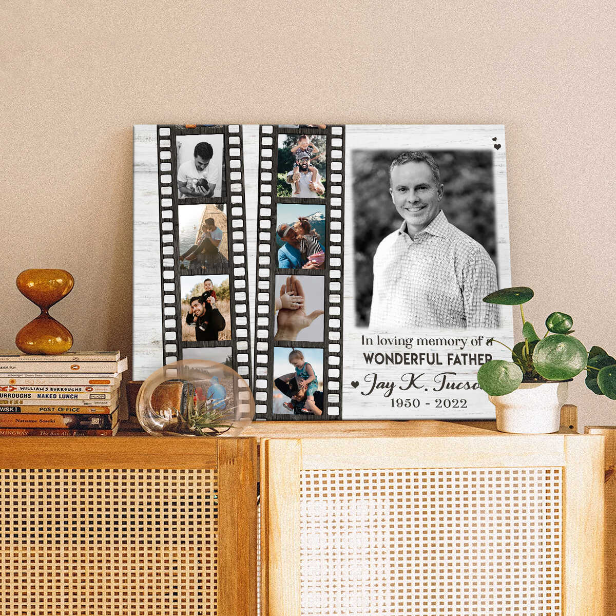 Personalized In Loving Memory Memorial Photo Canvas Print, Gift For Loss Of Loved One - Image 4