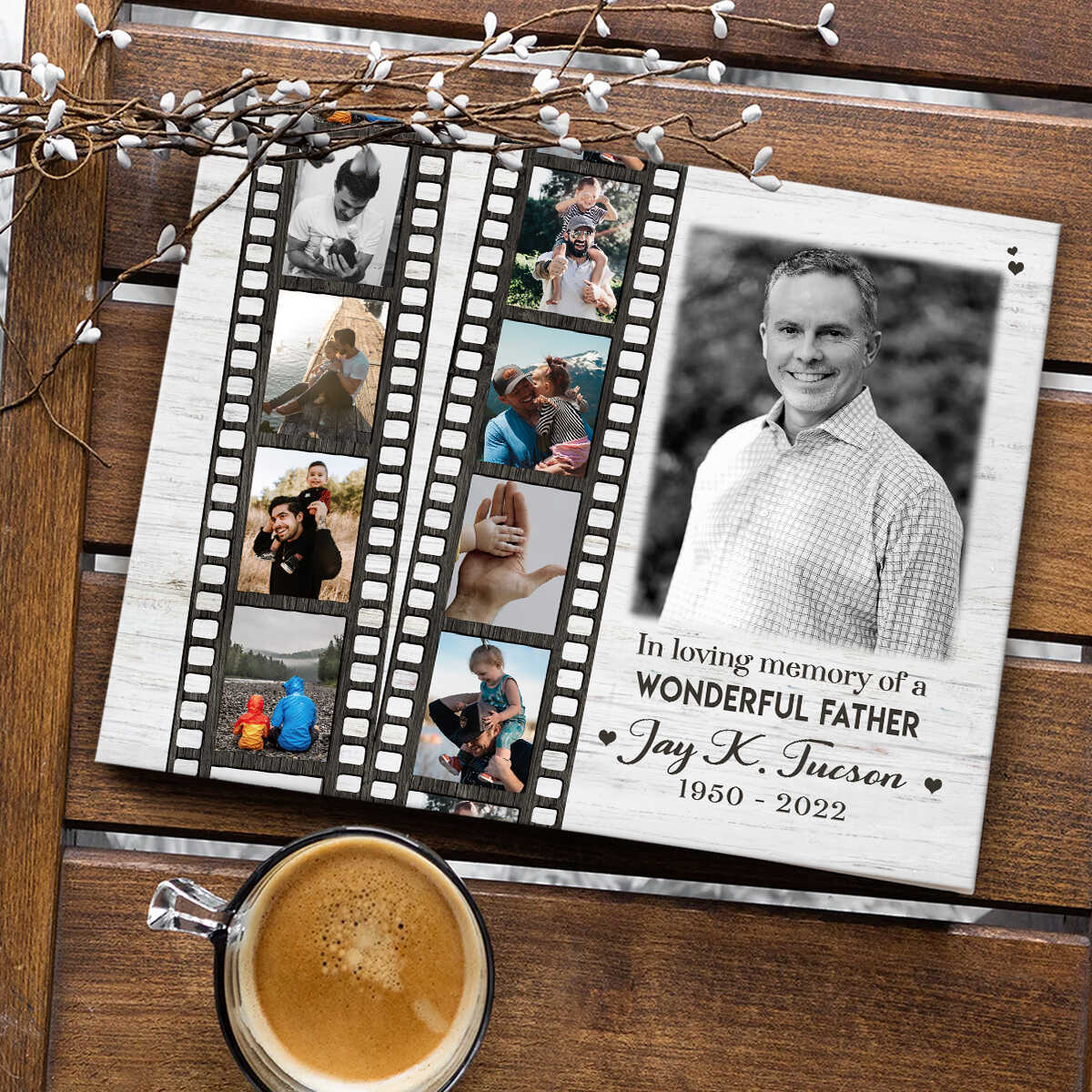 Personalized In Loving Memory Memorial Photo Canvas Print, Gift For Loss Of Loved One - Image 5
