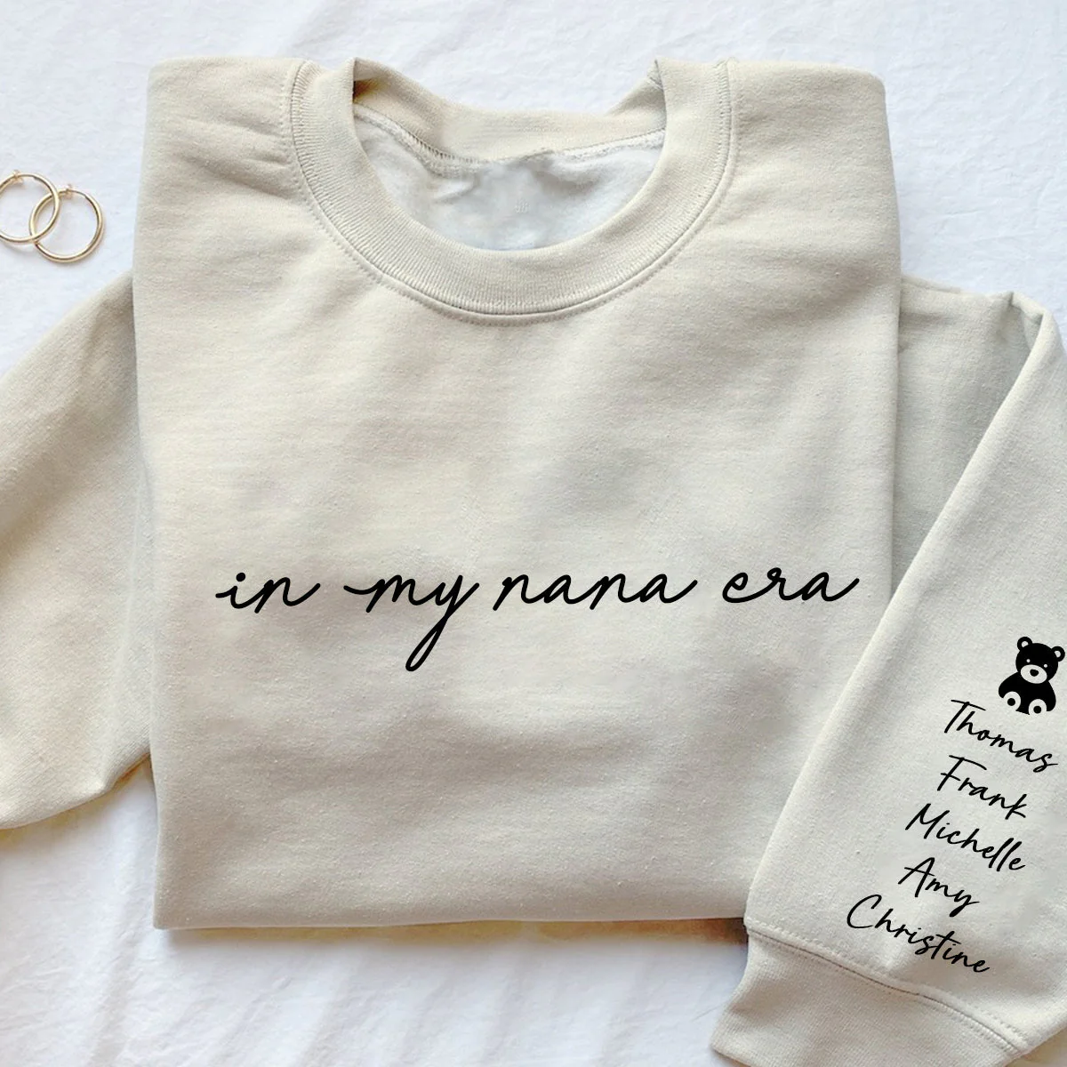 Personalized In My Auntie Era Grandma Era Sweatshirt - Image 3