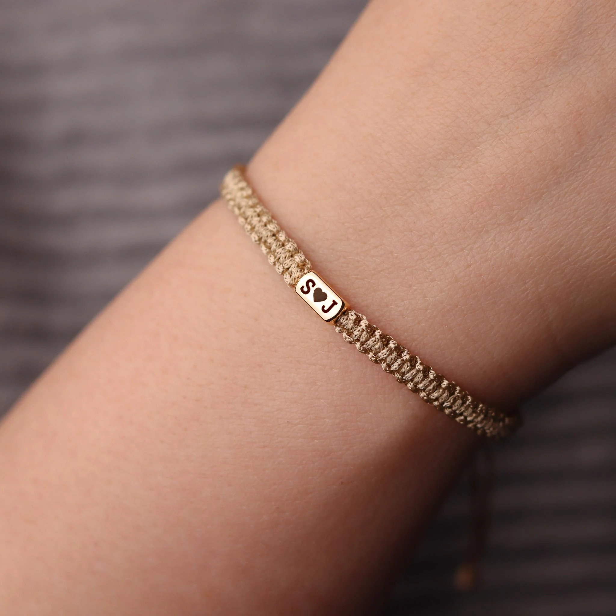 Personalized Initials Engraved Bracelet with Heart Matching Jewelry Gift for Couples - Image 6
