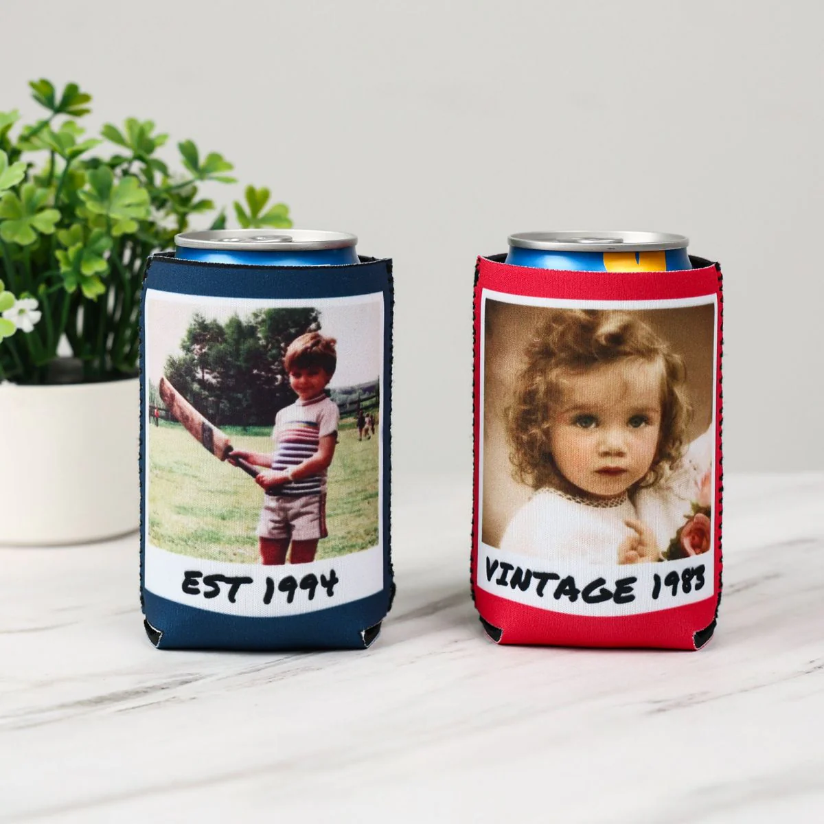 Personalized Insulated Photo Can Cooler Party Decorations - Image 3