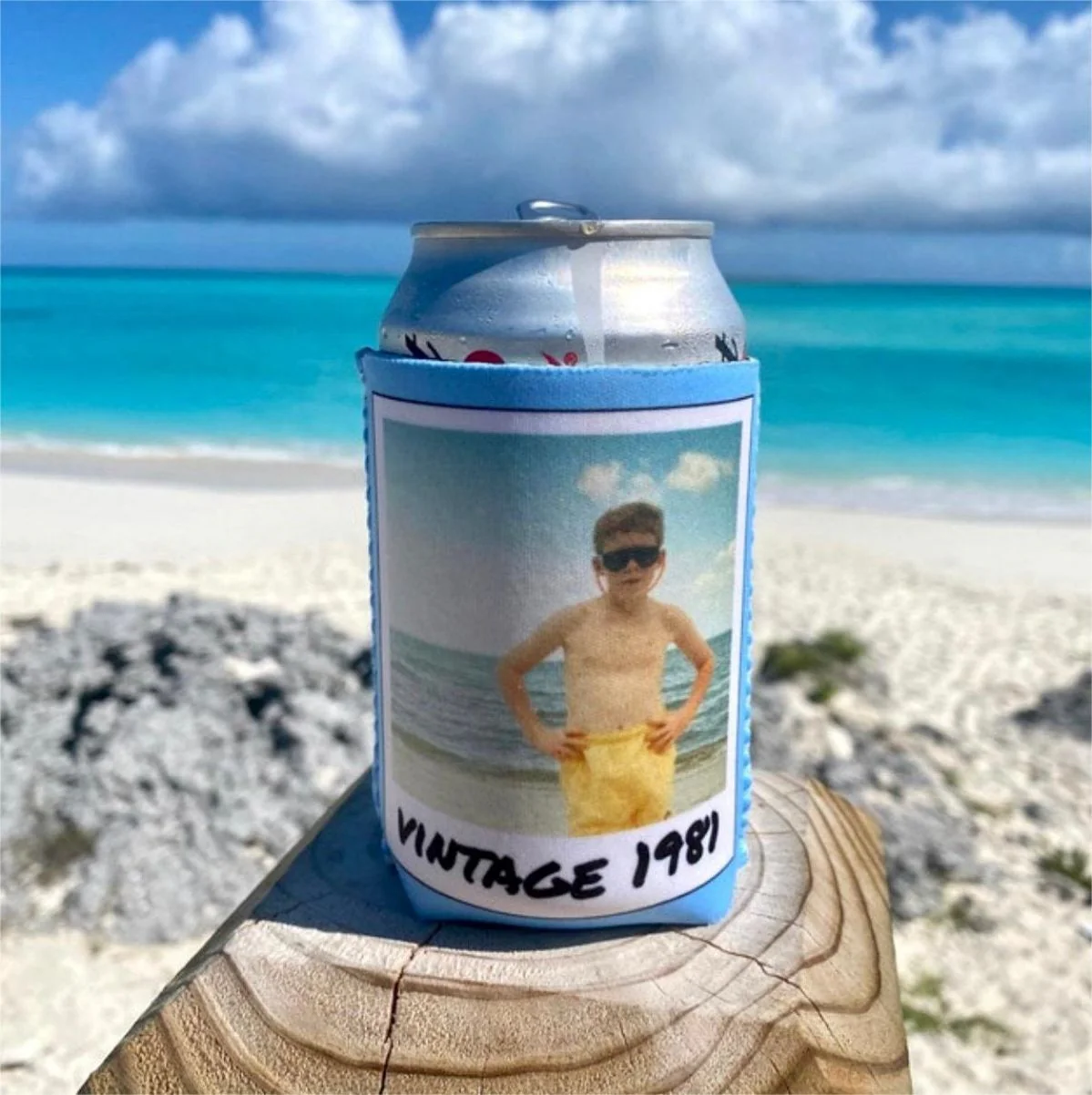 Personalized Insulated Photo Can Cooler Party Decorations - Image 9