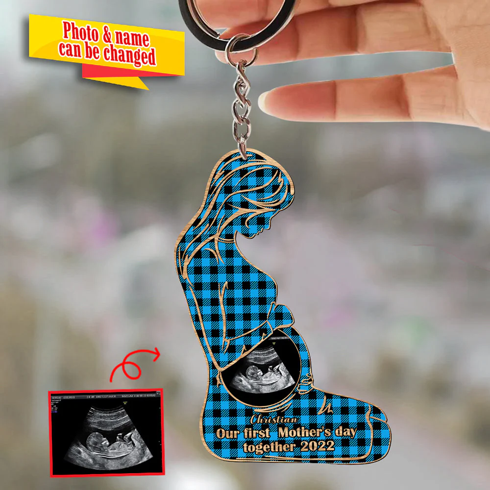 Personalized Keychain, Mother’s Day Gift Idea – Our first Mother’s Day - Image 3