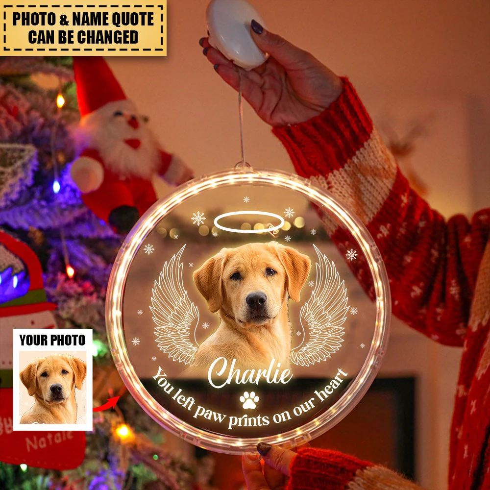 Personalized Led Acrylic Ornament  Memorial Gift For Pet Lovers - Image 2