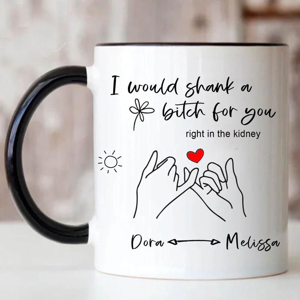 Personalized Long Distance Best Friend Bestie Mug - Image 6
