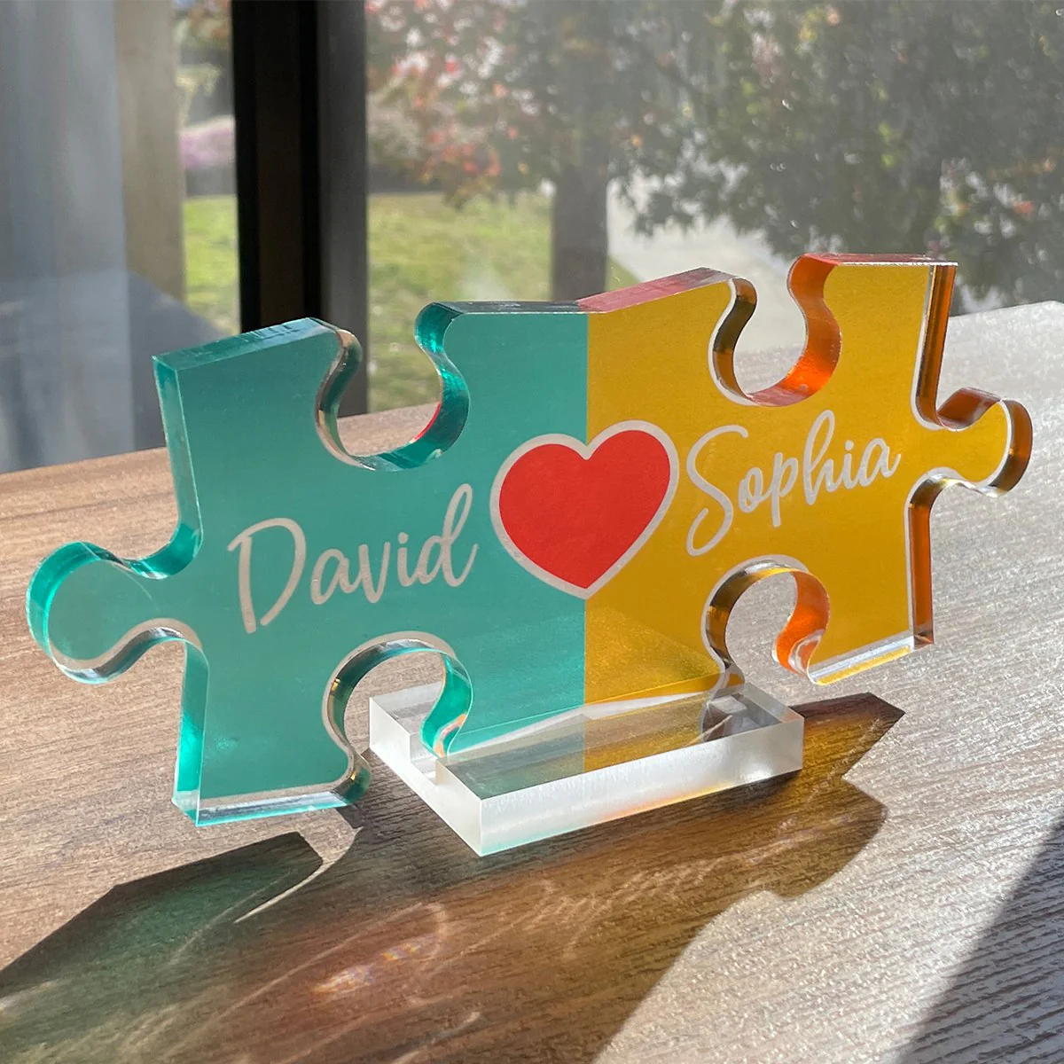 Personalized Love Keepsake-Puzzle Name Sign for Couples, Romantic Gift for Her Him - Image 5