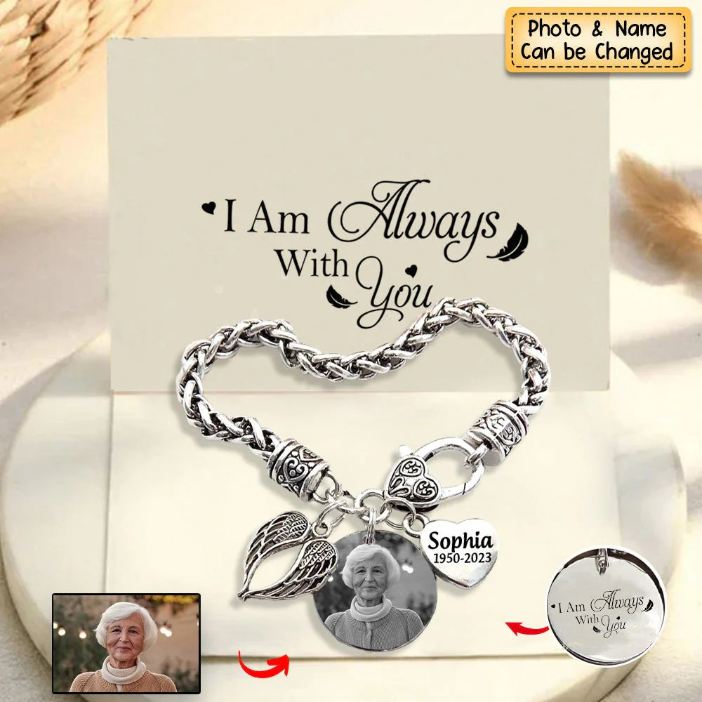 Personalized Memorial Forever In My Heart Bracelet - Image 5