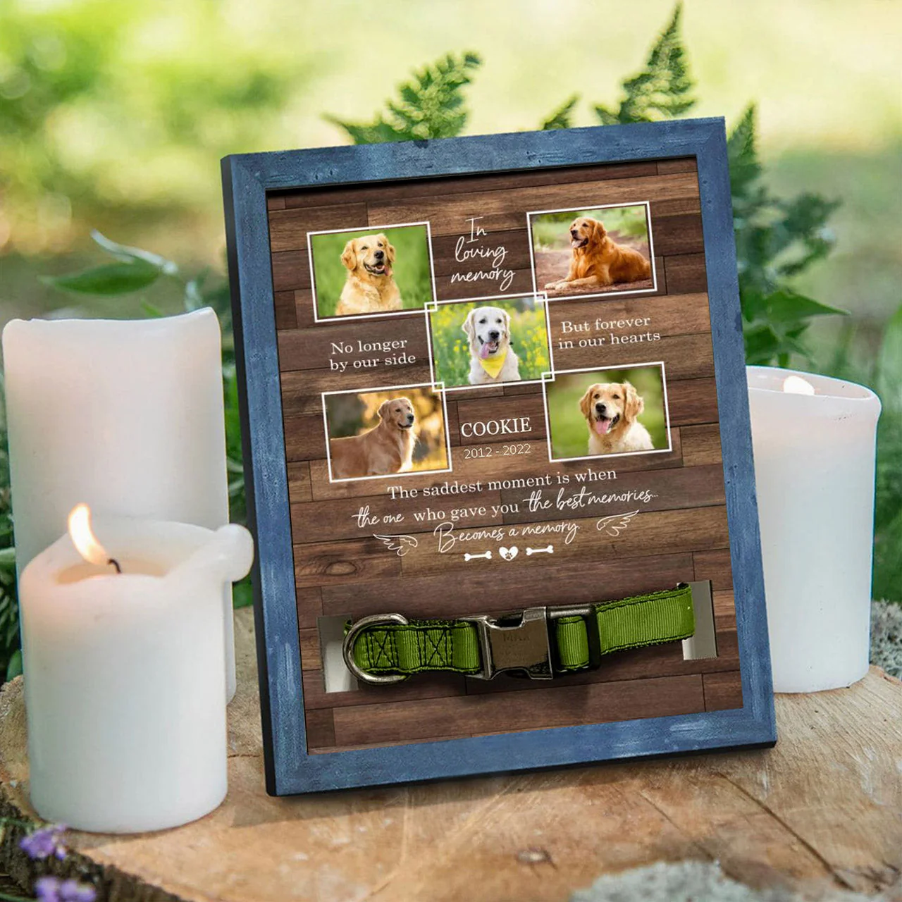 Personalized Memorial Pet Loss Frame - Memorial Gift For Dog/ Cat Lover - In Loving Memory - Image 3