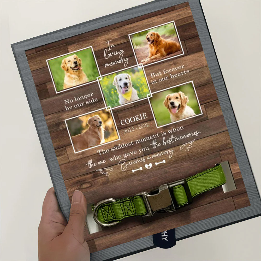 Personalized Memorial Pet Loss Frame - Memorial Gift For Dog/ Cat Lover - In Loving Memory - Image 4