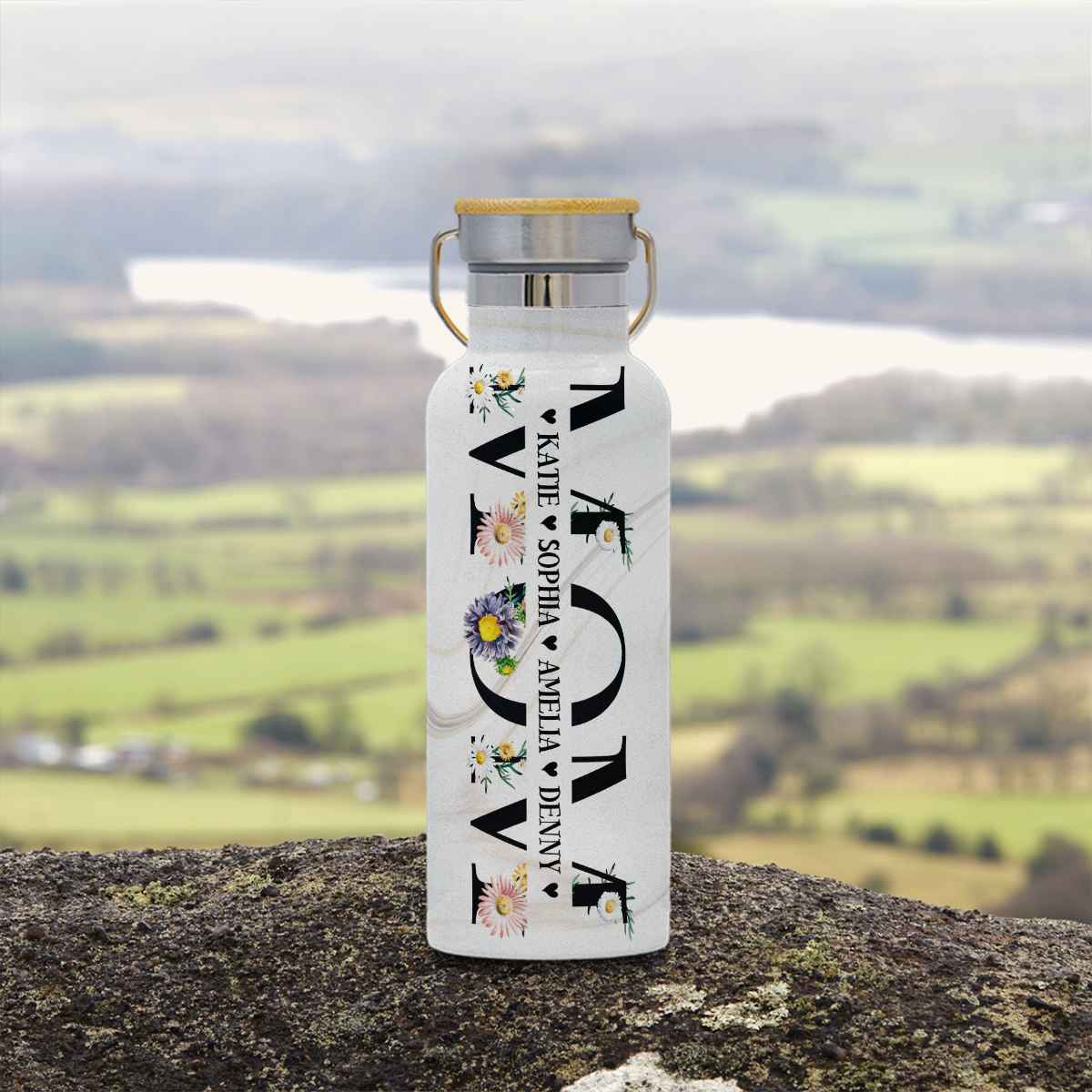 Personalized Mom Bottle Gifts, Mothers Day Gift, Mom Bottle with Kids Name - Image 8
