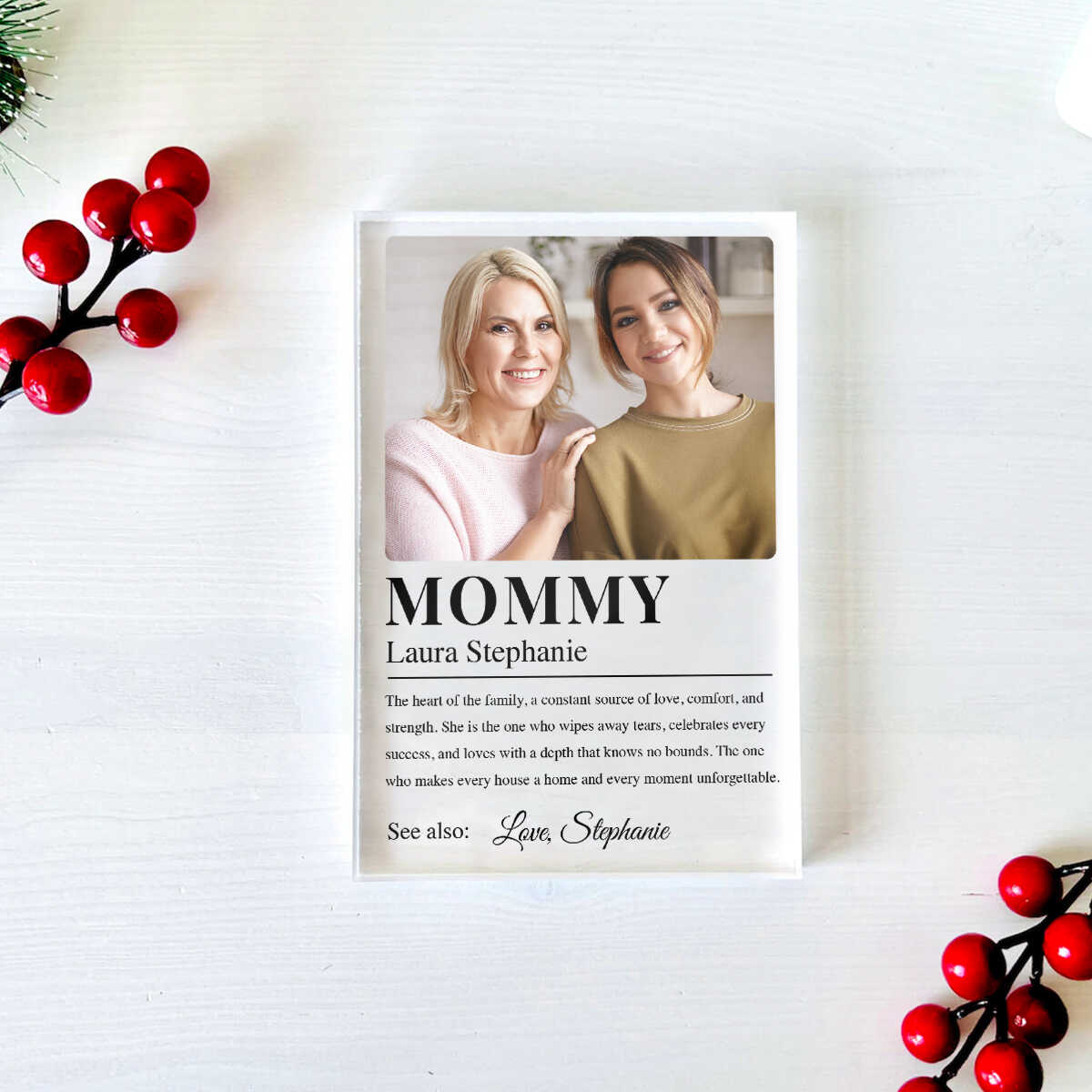 Personalized Mom Definition Acrylic Plaque Mother’s Day Gift For Mom - Image 2