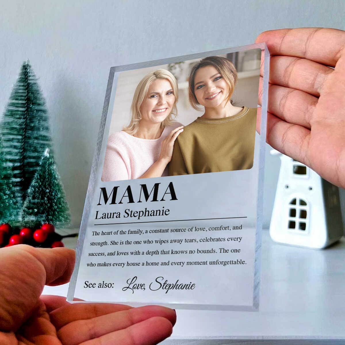 Personalized Mom Definition Acrylic Plaque Mother’s Day Gift For Mom - Image 3