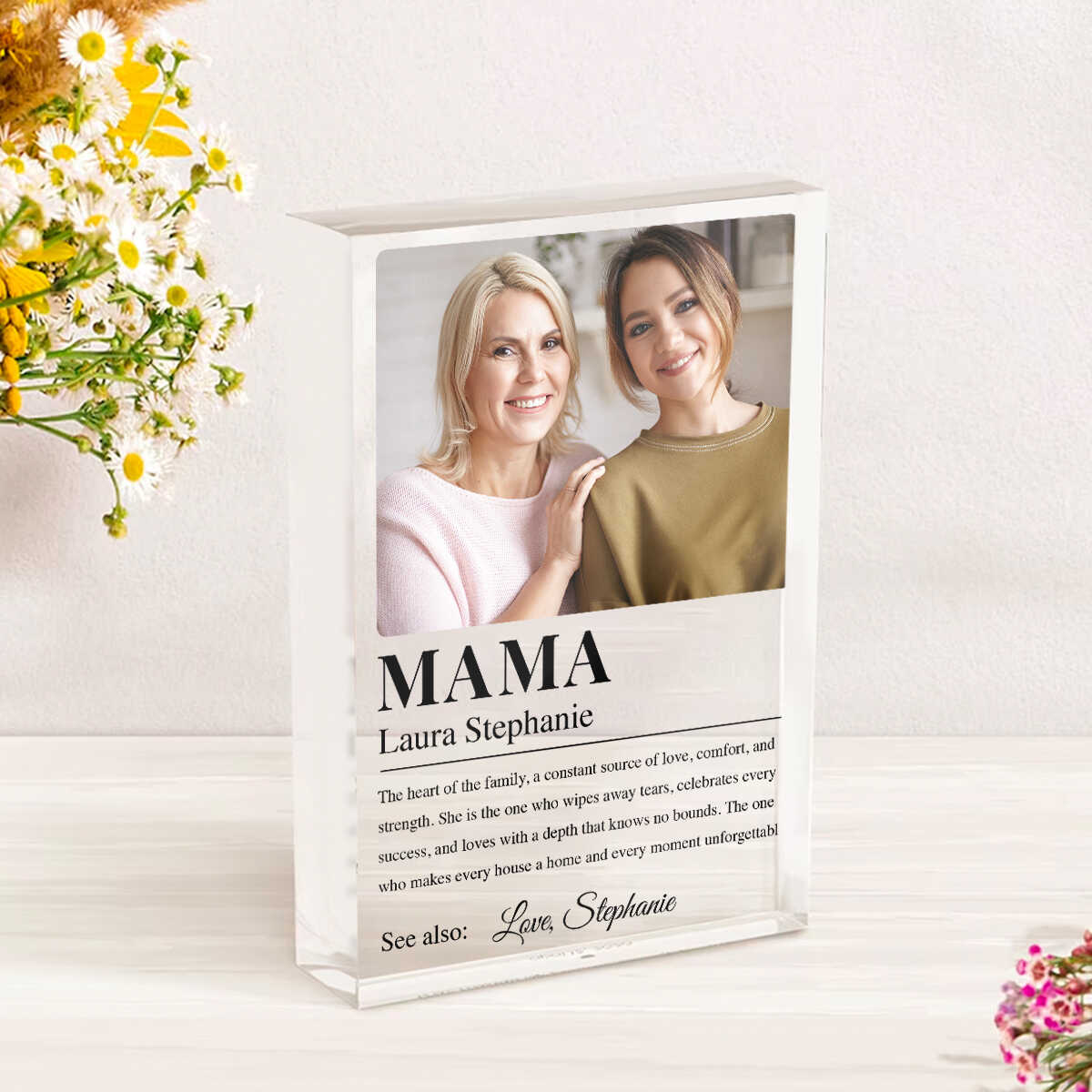 Personalized Mom Definition Acrylic Plaque Mother’s Day Gift For Mom - Image 4