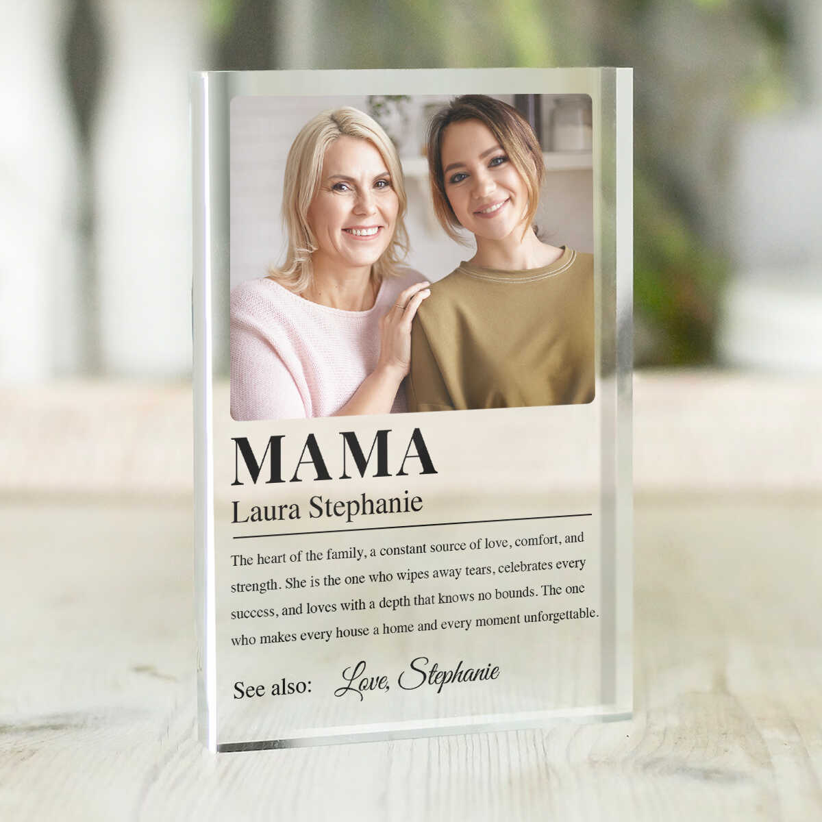 Personalized Mom Definition Acrylic Plaque Mother’s Day Gift For Mom - Image 7