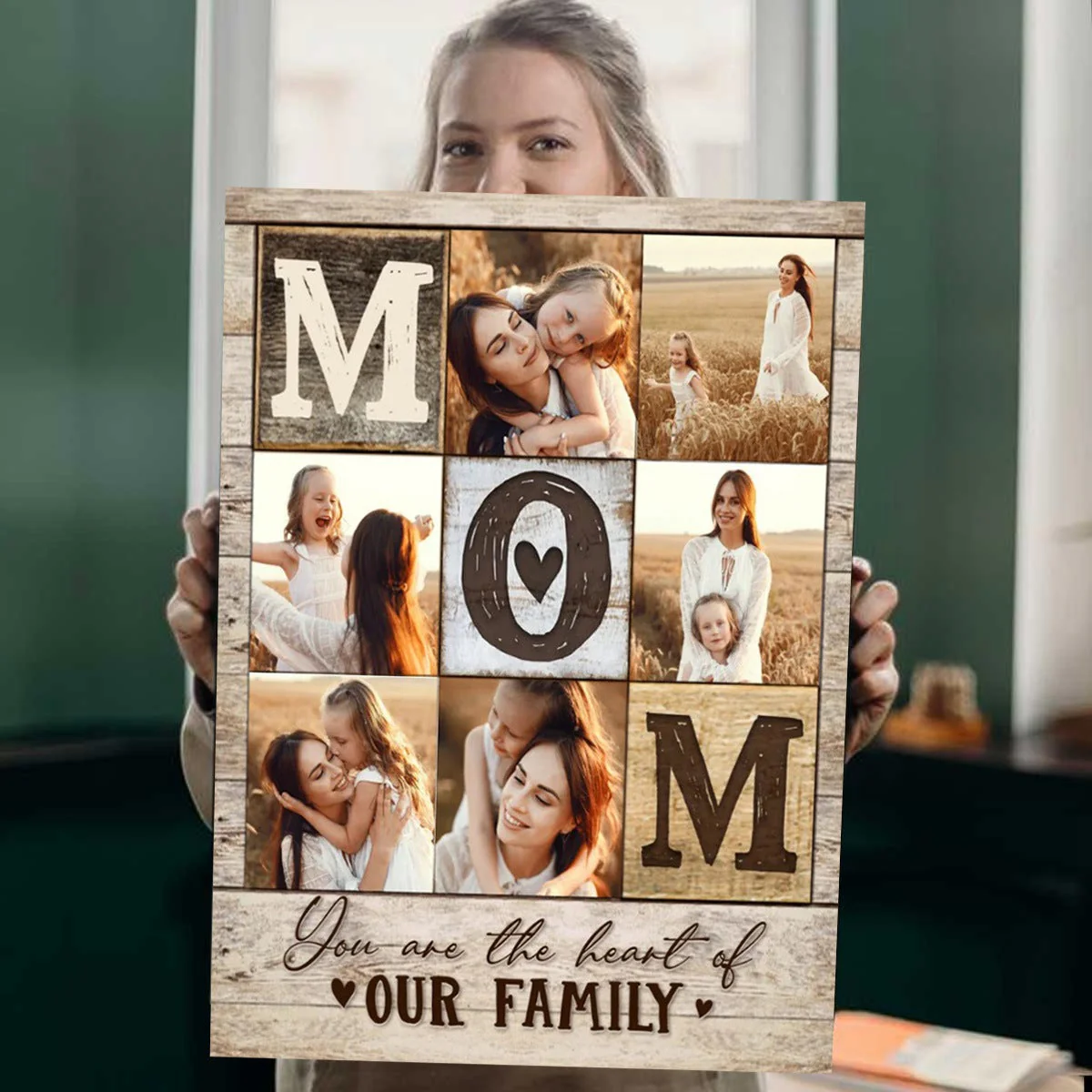 Personalized Mom Photo Collage Canvas Poster,Mother’s Day Gifts 2025 - Image 5