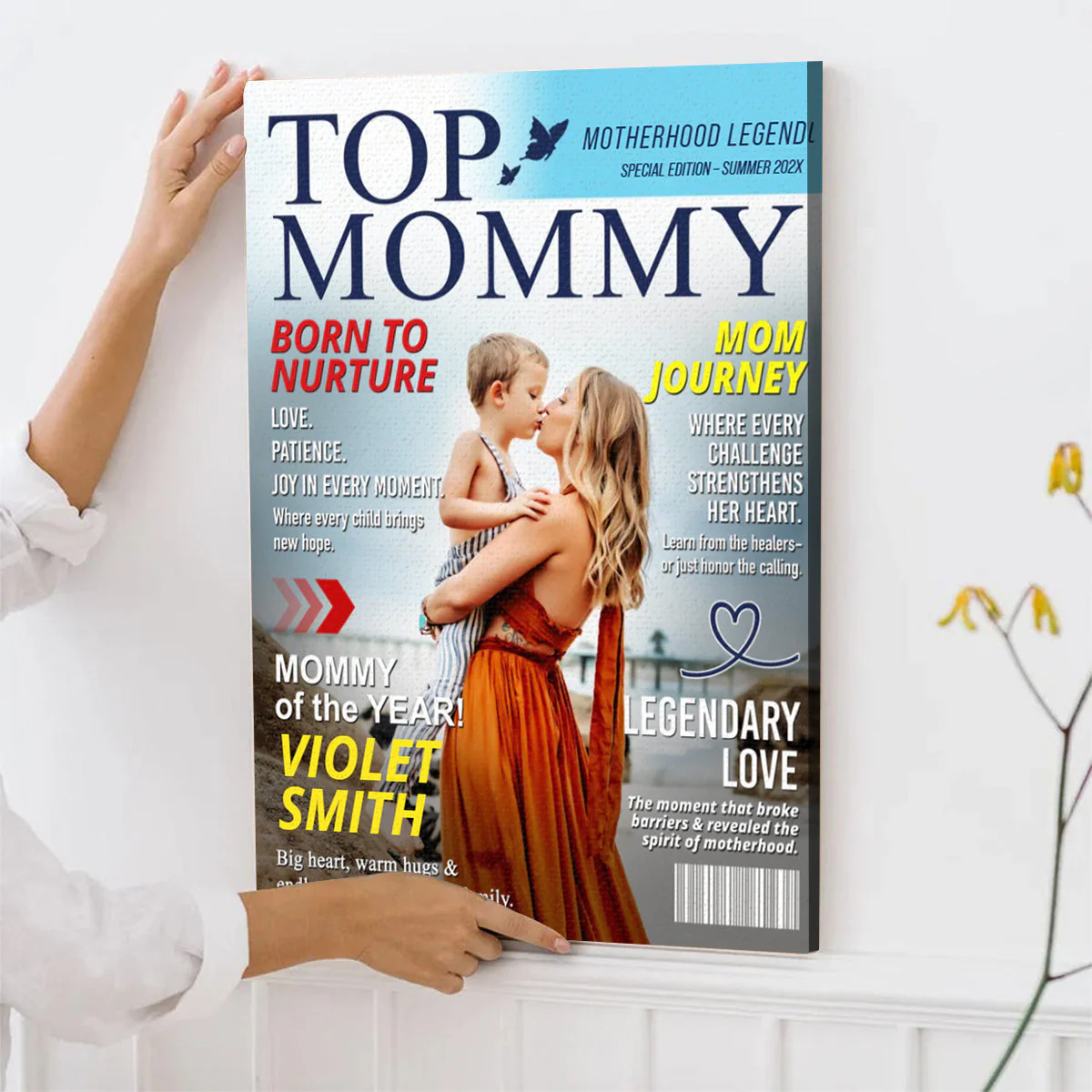 Personalized Mommy Magazine Cover â Custom Mom Gift, Motherâs Day Gift, Mom Birthday Gift Idea