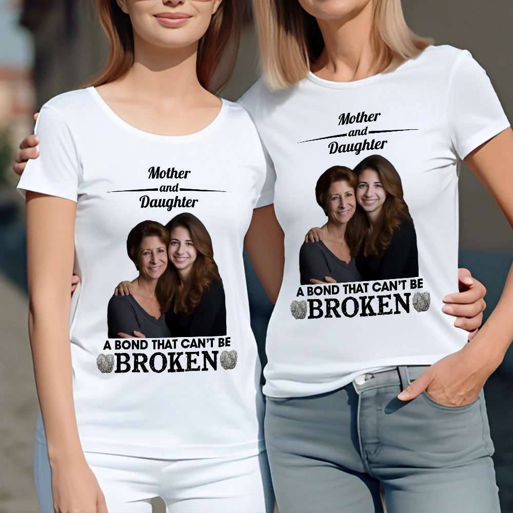 Personalized Mother & Daughter/Son A Bond That Can't Be Broken T-shirt - Image 2