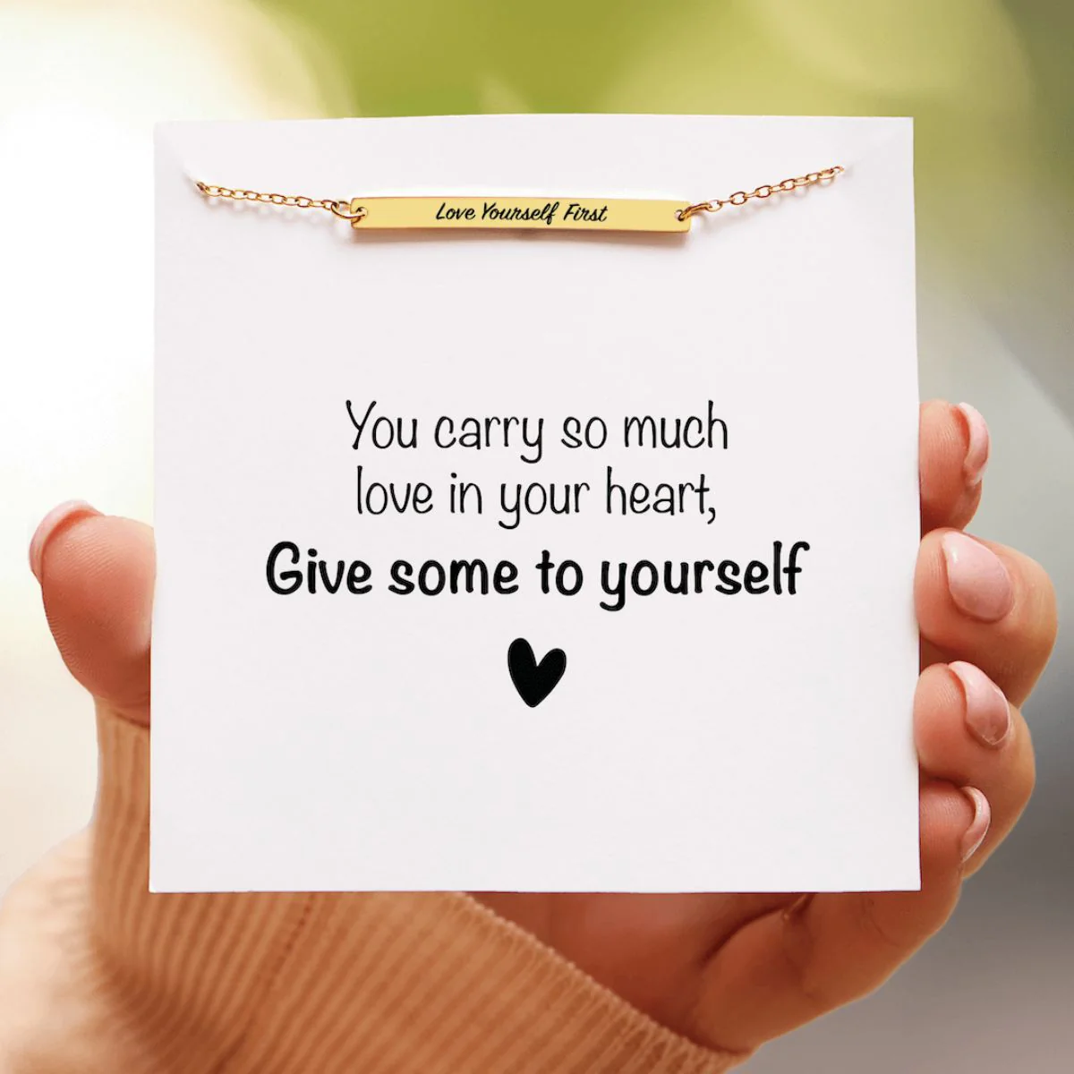 Personalized Motivational Bar Brecelet Don't Let The Hard Days Win - Gift For Family, Friend - Image 10
