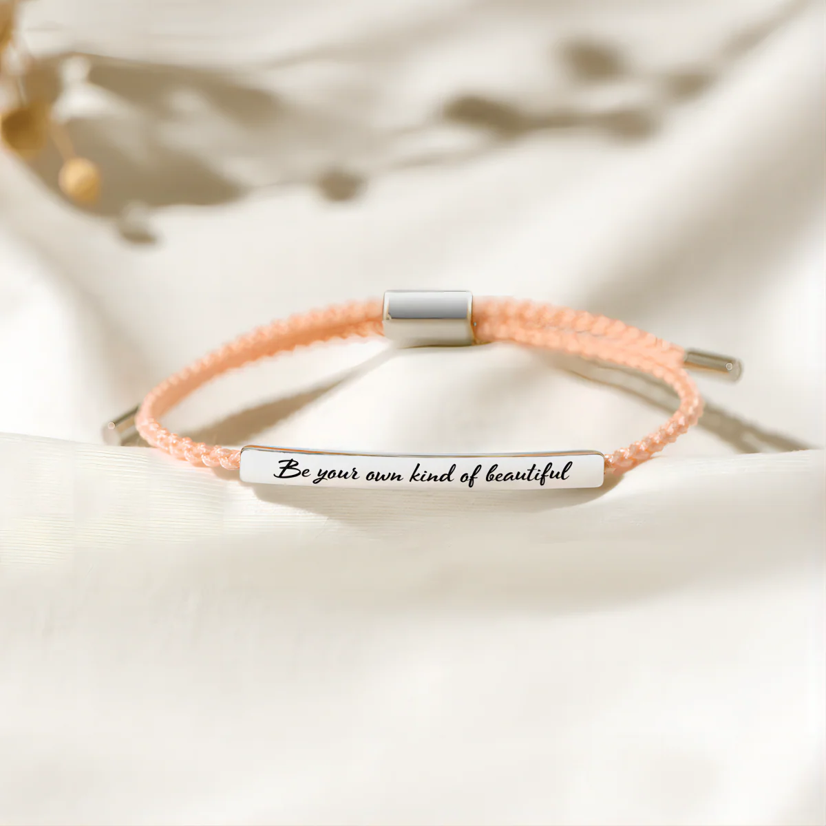Personalized Motivational Tube Brecelet Love Yourself First - Gift For Family, Friend - Image 3