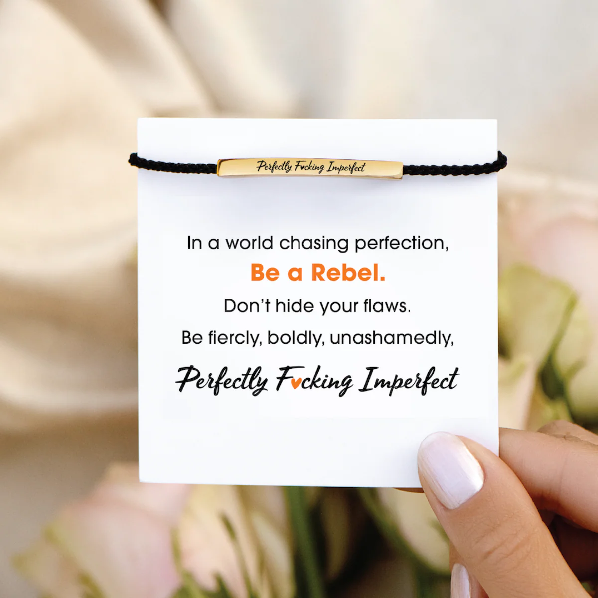 Personalized Motivational Tube Brecelet Love Yourself First - Gift For Family, Friend - Image 4