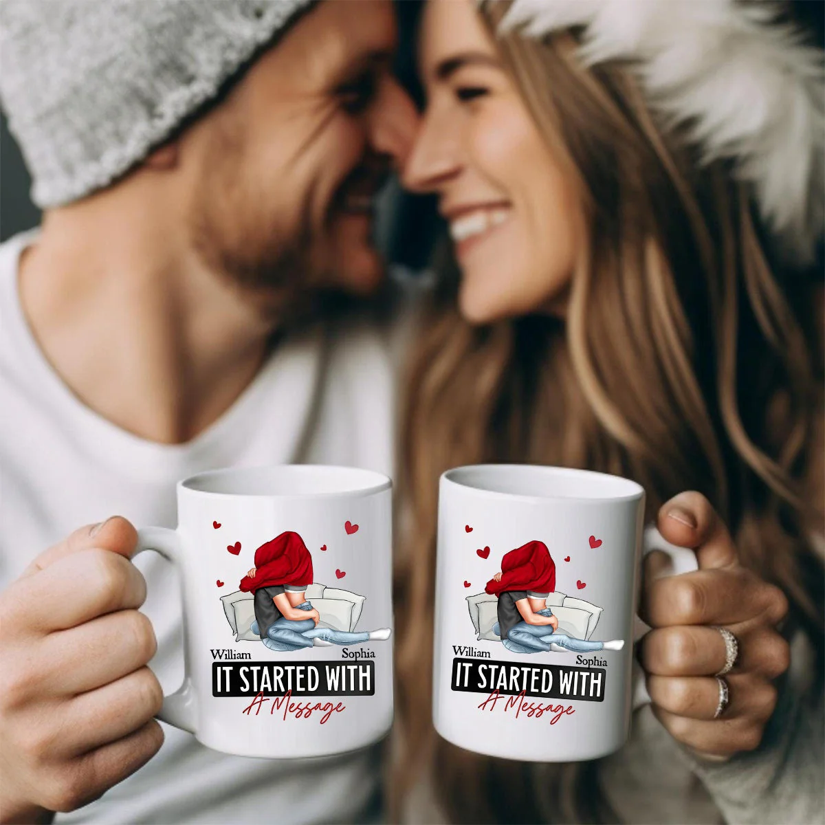 Personalized Mug -  Romantic Couples Anniversary Gifts For Her, Him - Image 3