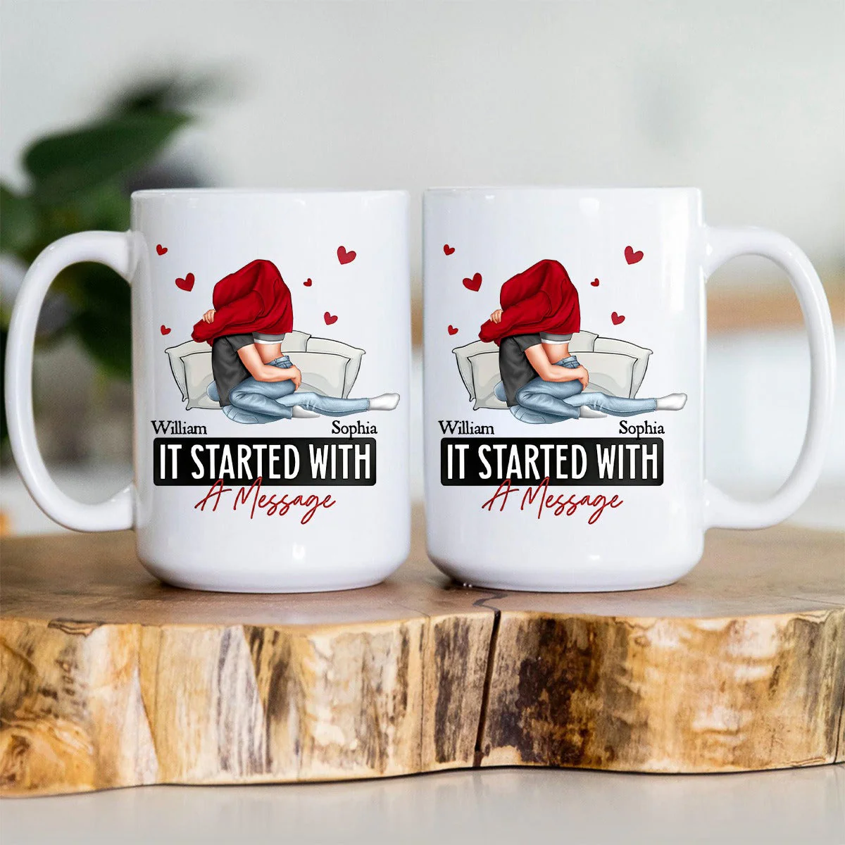 Personalized Mug -  Romantic Couples Anniversary Gifts For Her, Him - Image 4