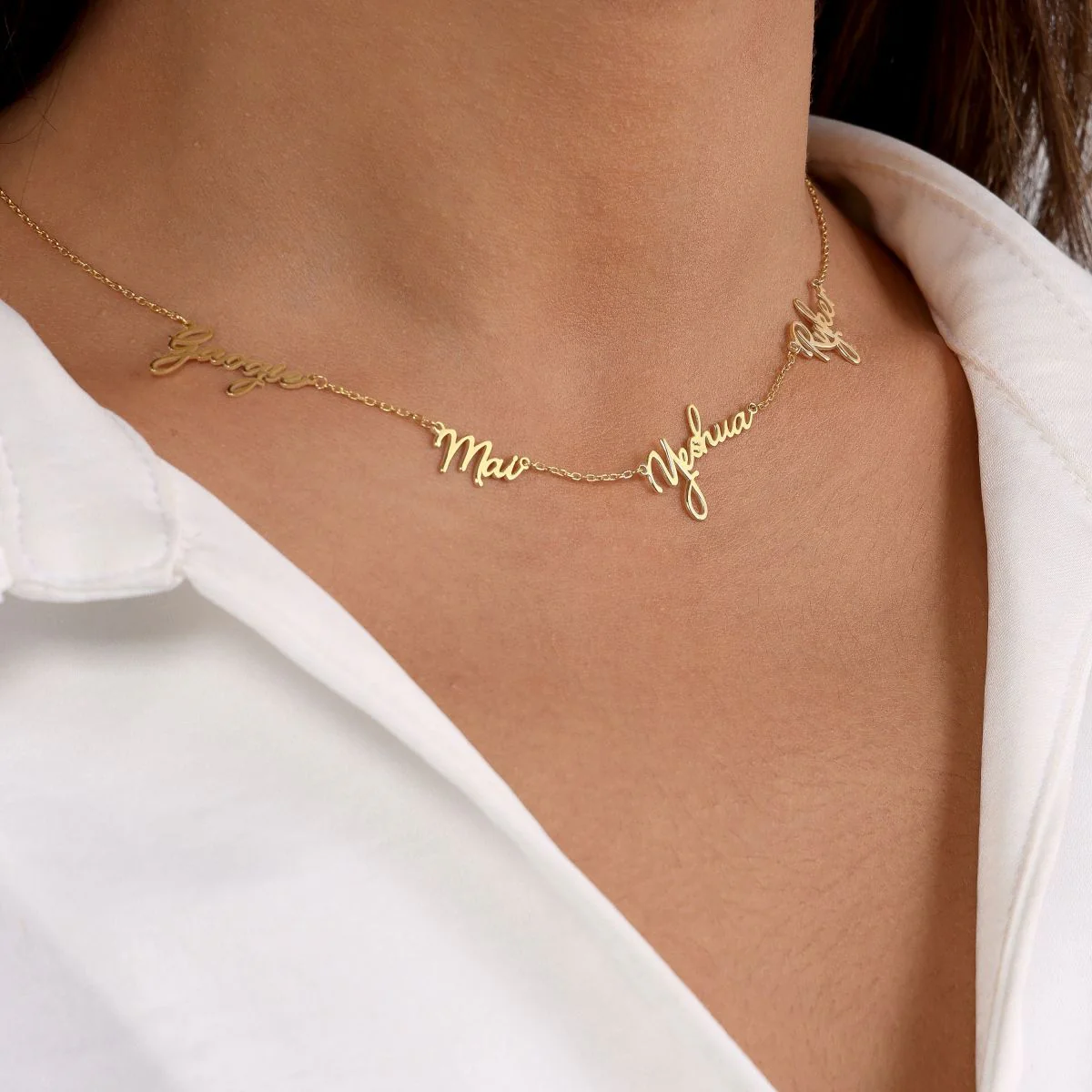 Personalized Multiple Name Necklace for Family Names - Image 6