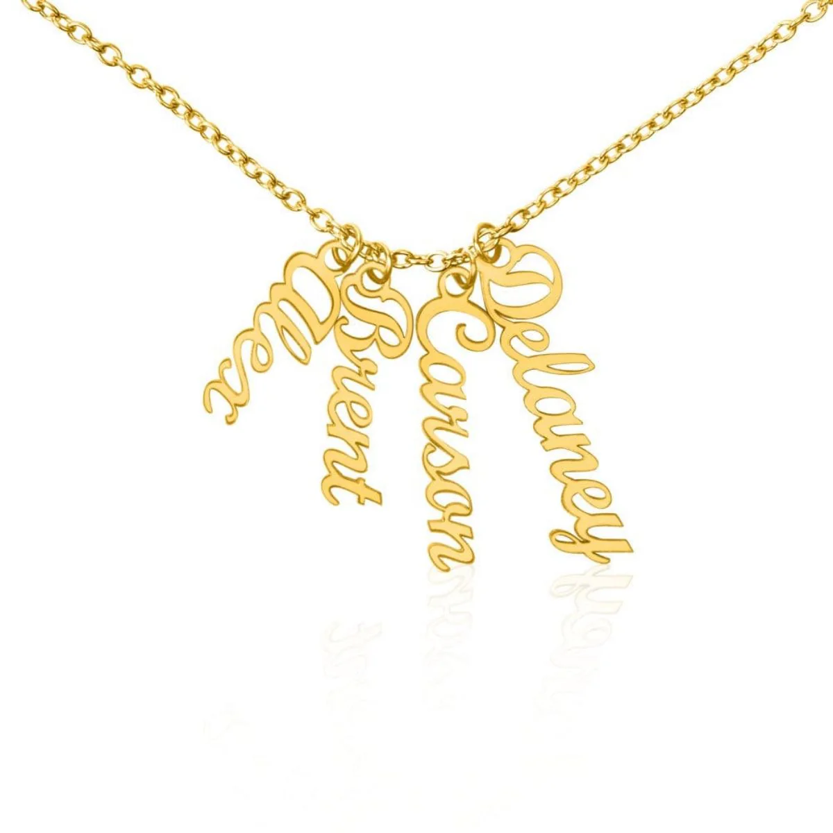 Personalized Multiple Vertical Name Necklace - Image 14