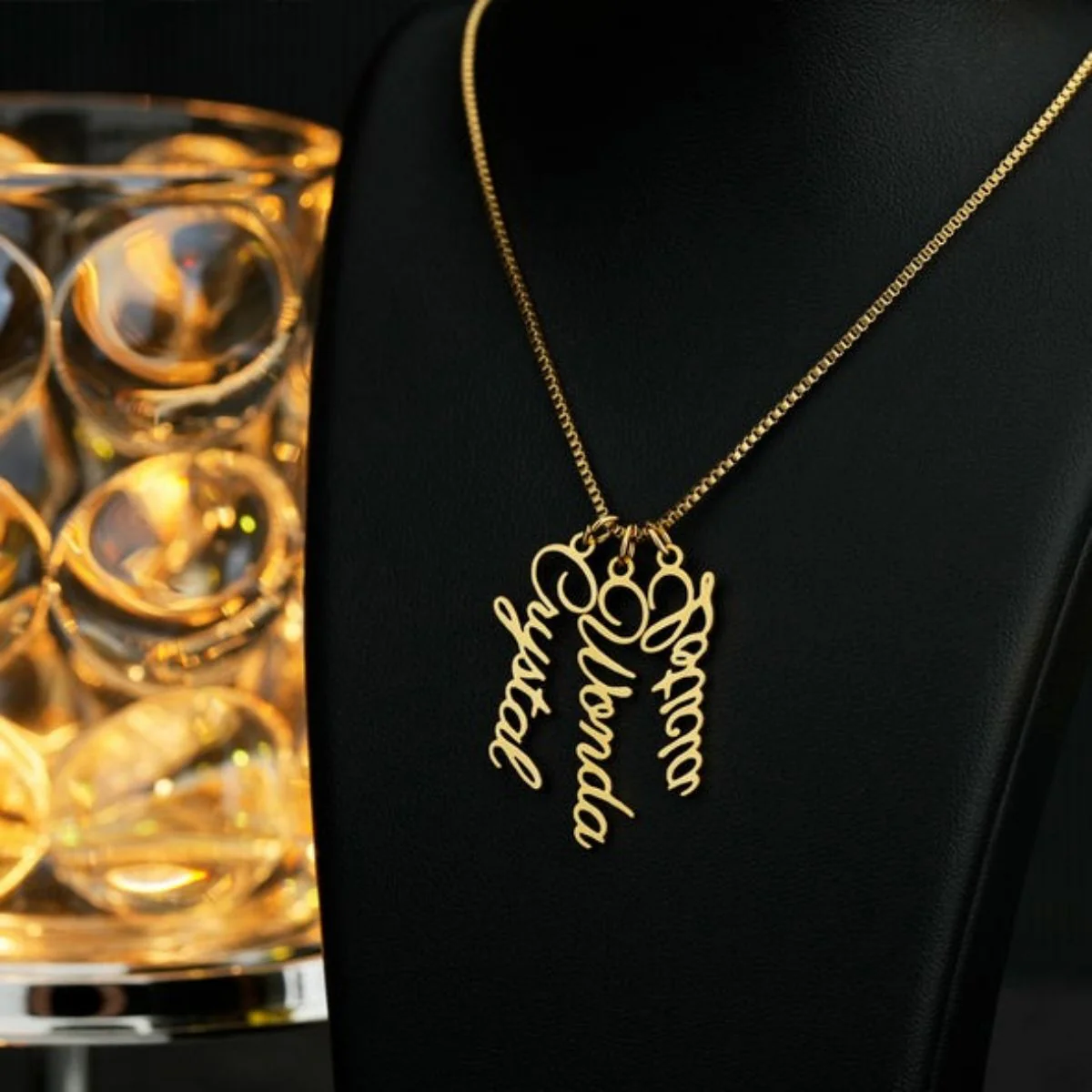 Personalized Multiple Vertical Name Necklace - Image 5