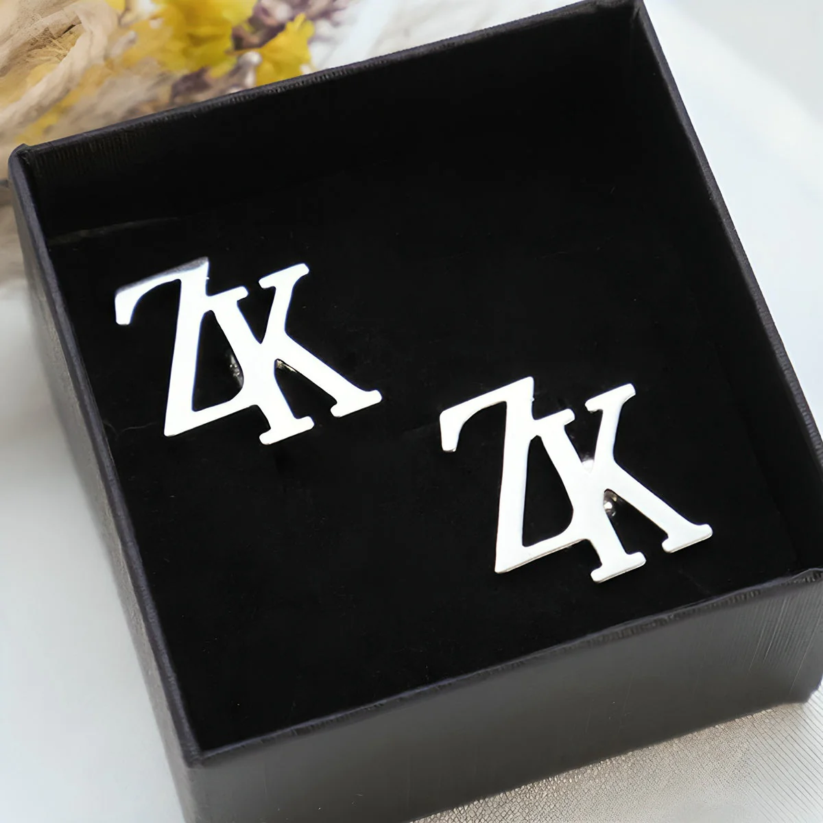 Personalized Name Cufflinks-Initial Cuff Links,Wedding Cufflinks-Best Man Gift - Image 6