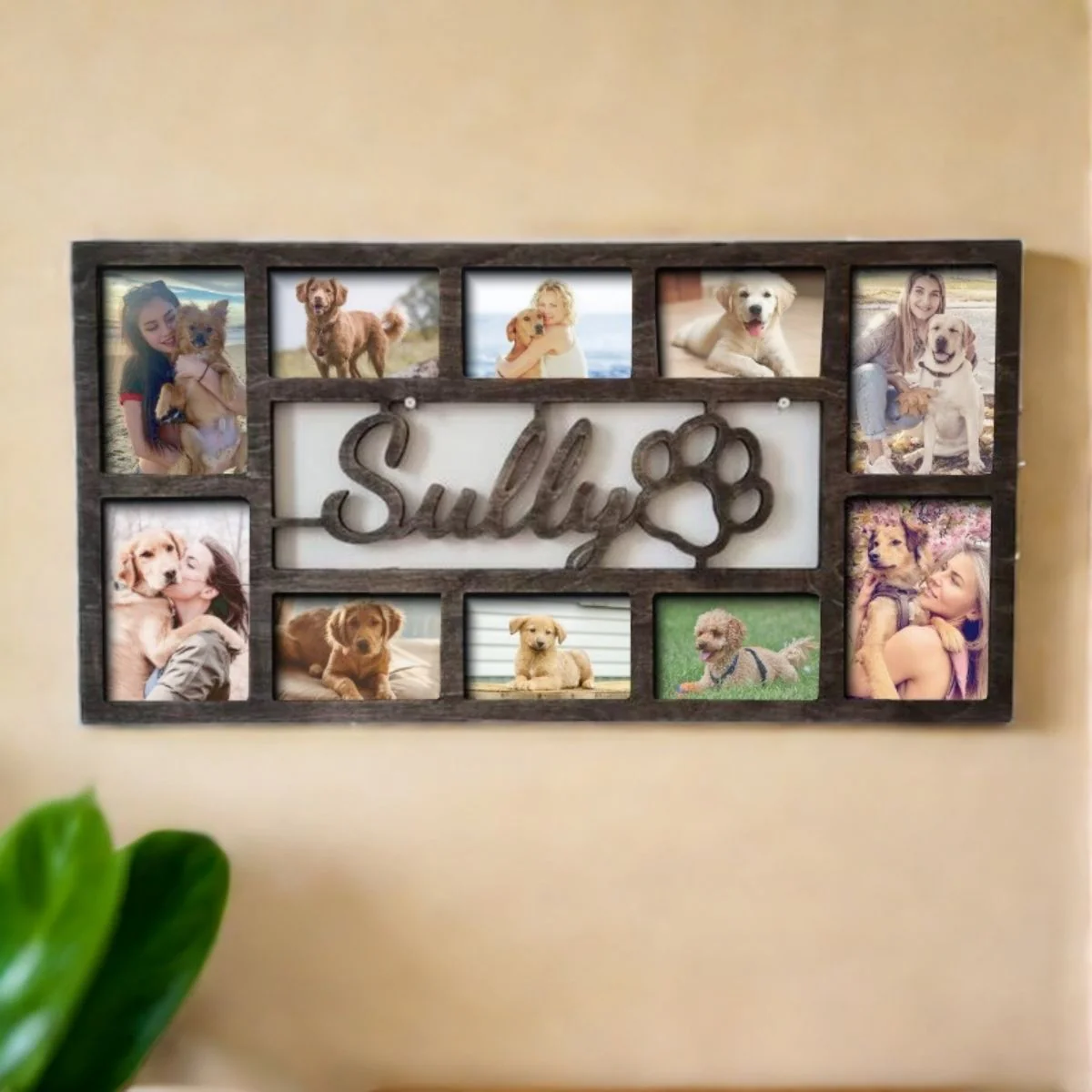 Personalized Name Paw Print Photo Frame - Image 6