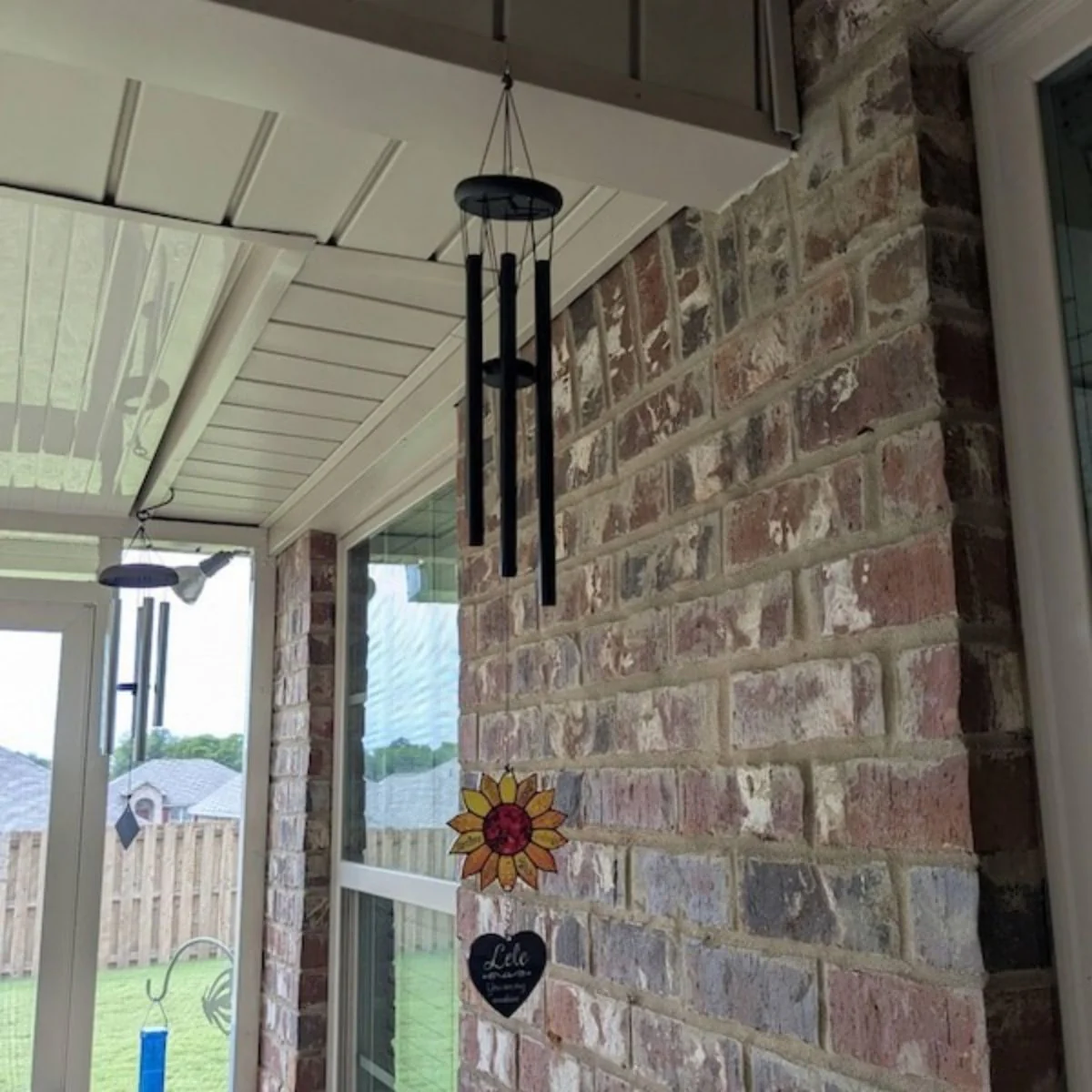 Personalized Nana Sunflower,You are My Sunshine Wind Chime - Image 3