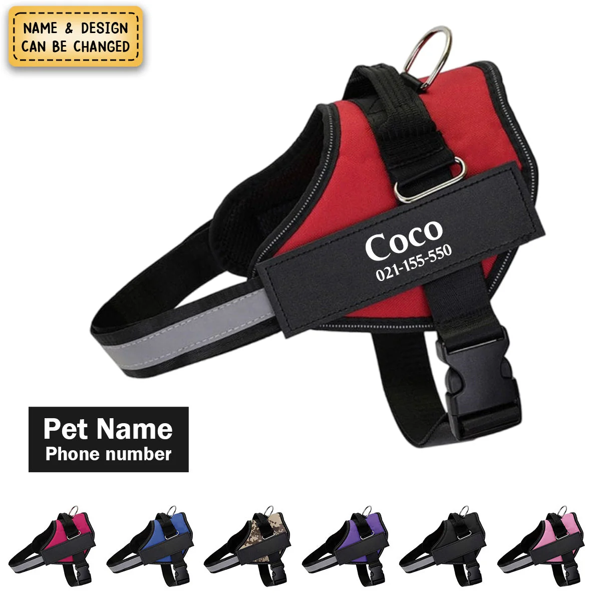 Personalized NO PULL Harness - Image 12