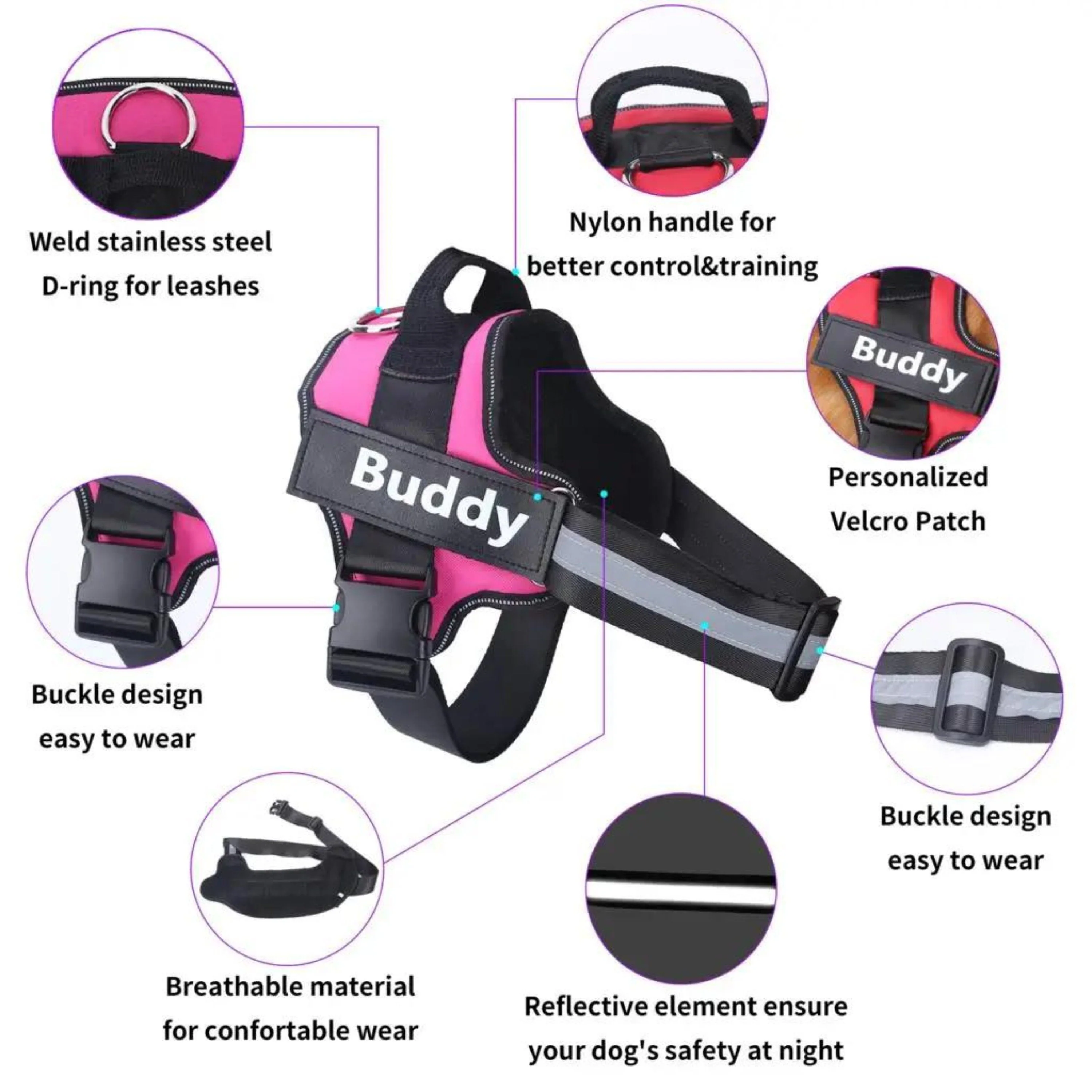 Personalized NO PULL Harness - Image 6