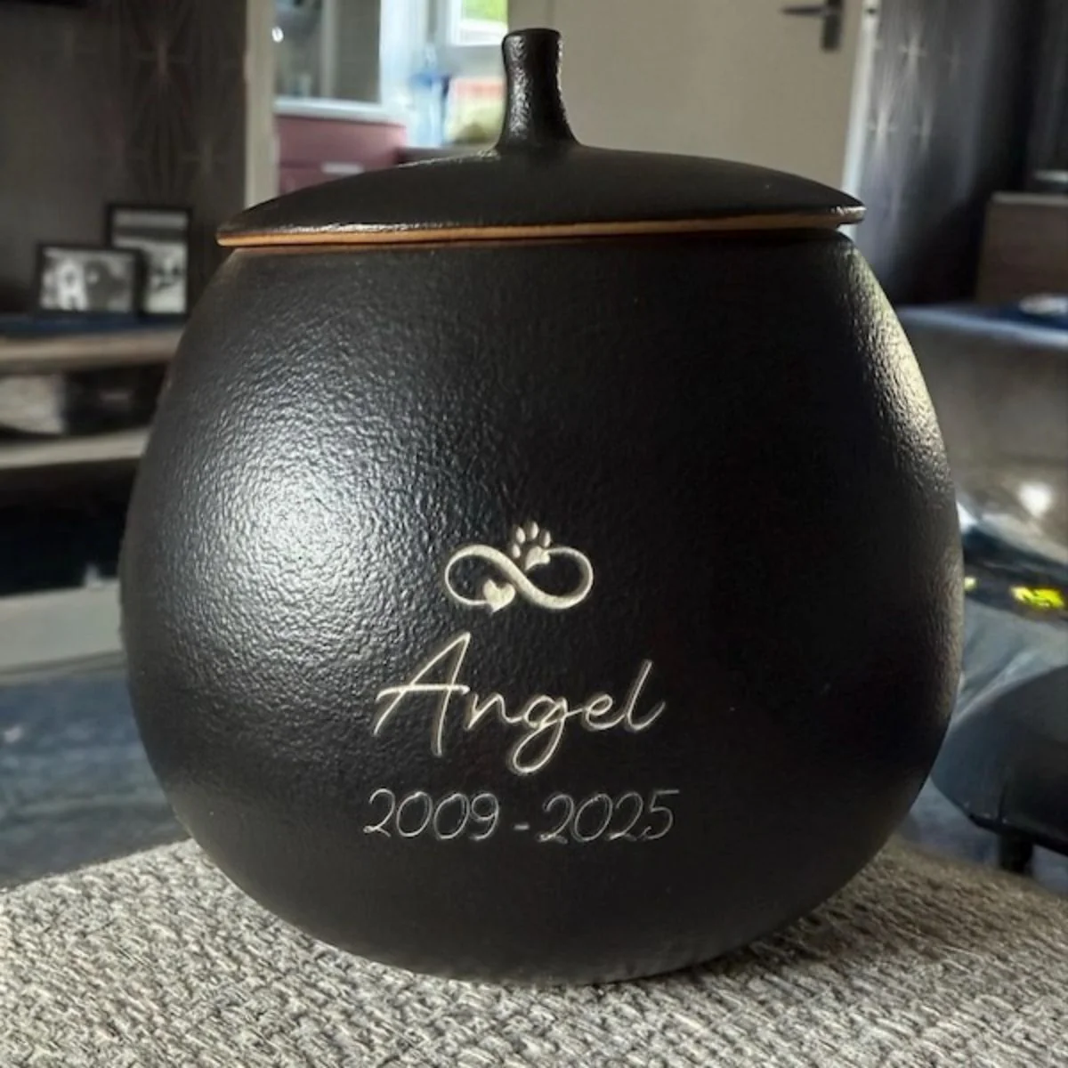 Personalized Pet Cremation,Pet Paw Urn Cat with Name and Date - Image 7