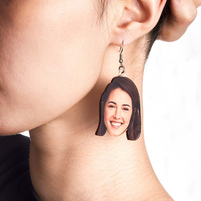 Personalized Pet Earrings Gift for Dog Mom - Image 9