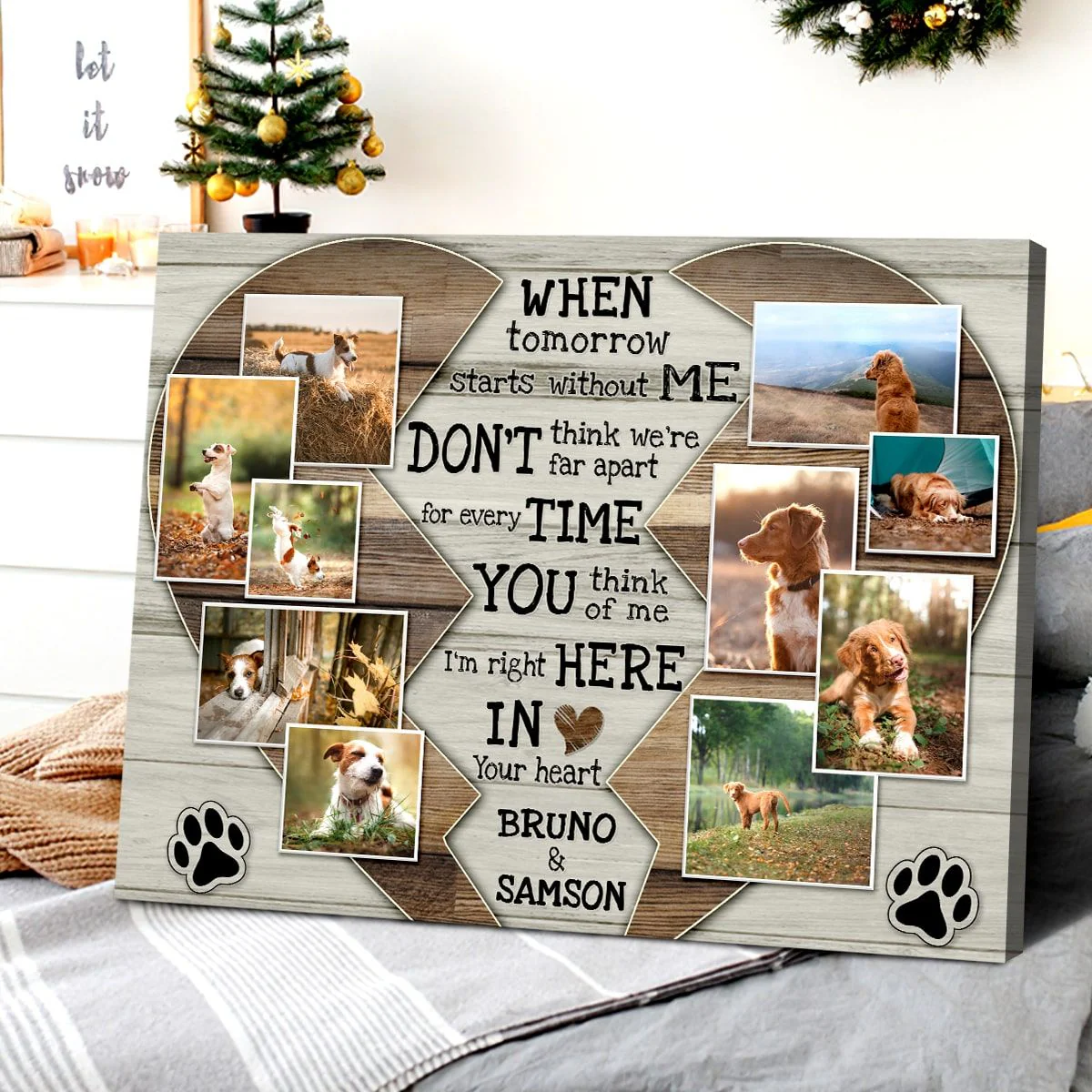 Personalized Pet Heartbreak Memorial Poster - Image 4