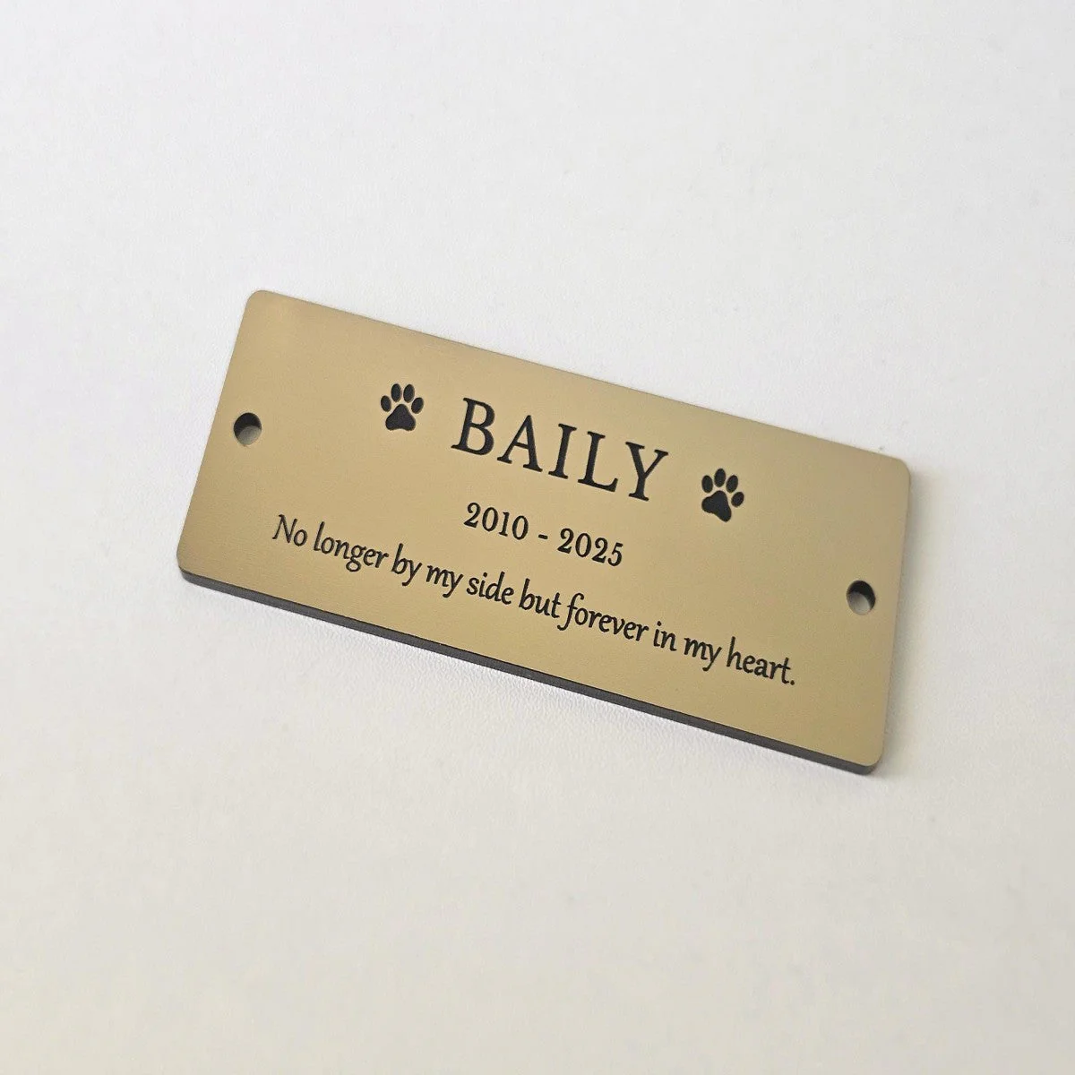 Personalized Pet Memorial Plaque, Custom Engraved Bench Marker, For Garden Tribute, Pet Memorial Gift - Image 6