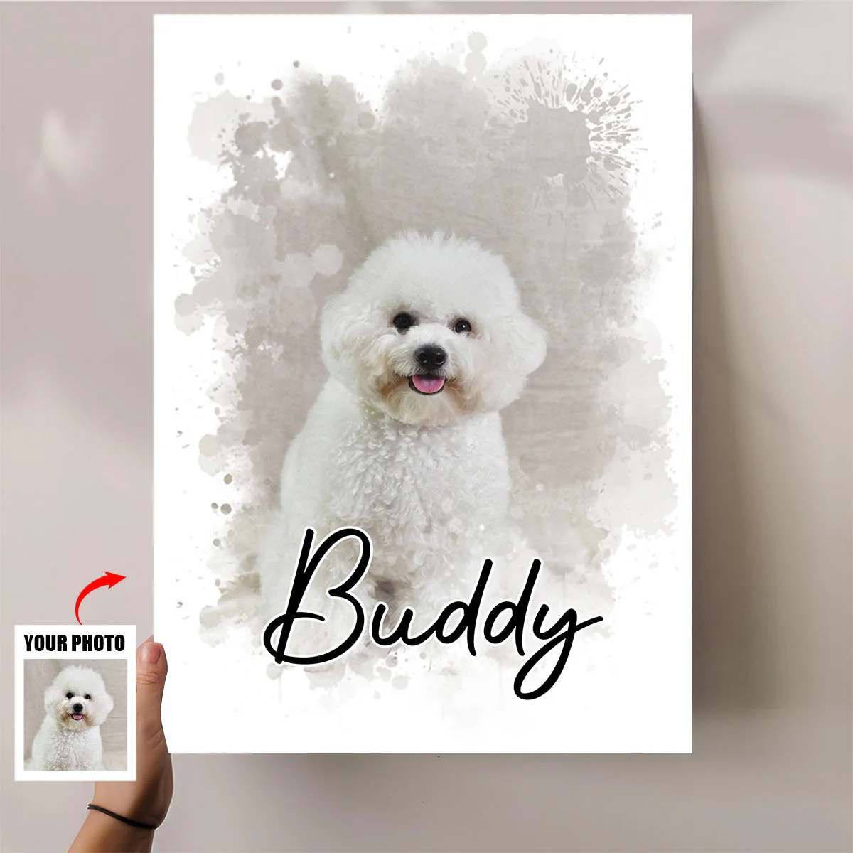 Personalized Pet Poster From Photo, Gift For Pet Owners, New Pet Gift, Pet Memorial Gift - Image 3