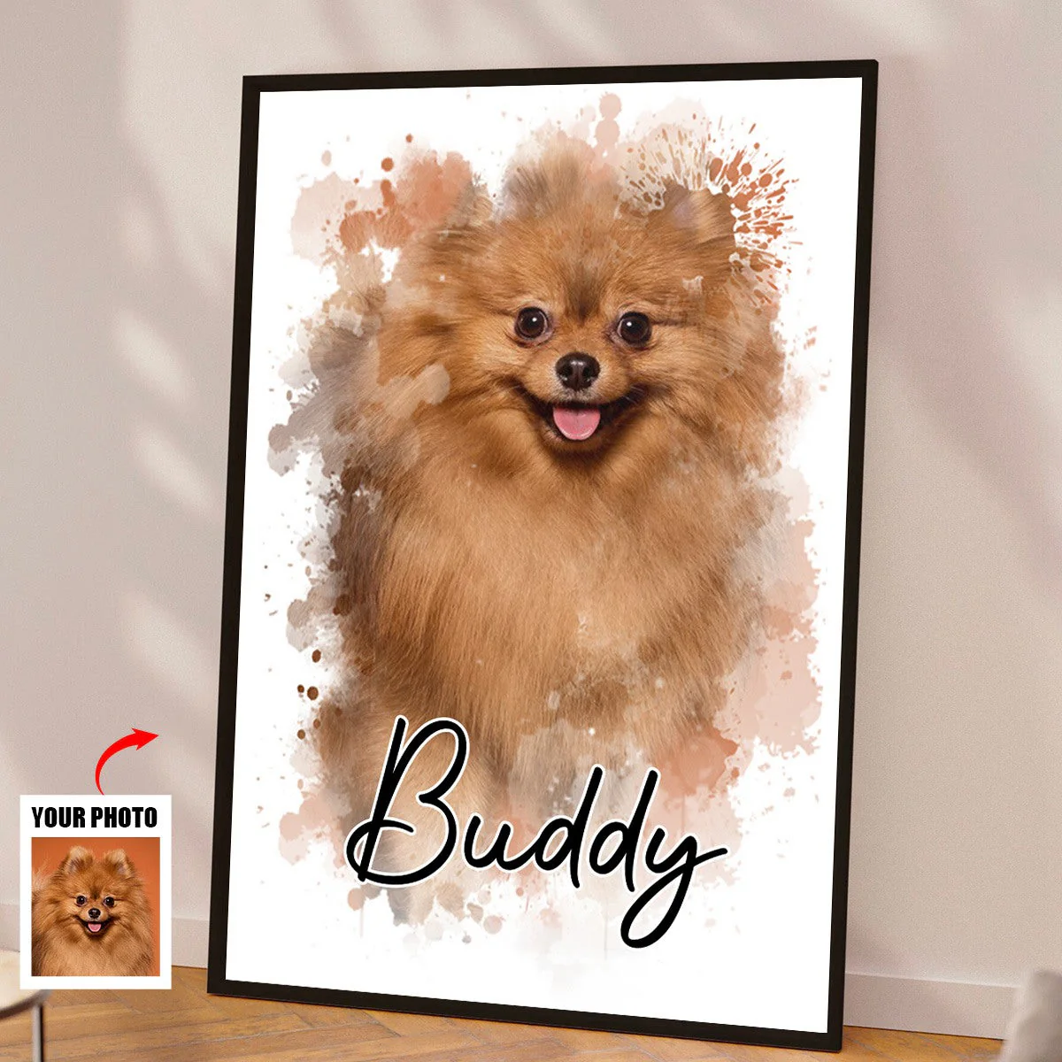 Personalized Pet Poster From Photo, Gift For Pet Owners, New Pet Gift, Pet Memorial Gift - Image 4