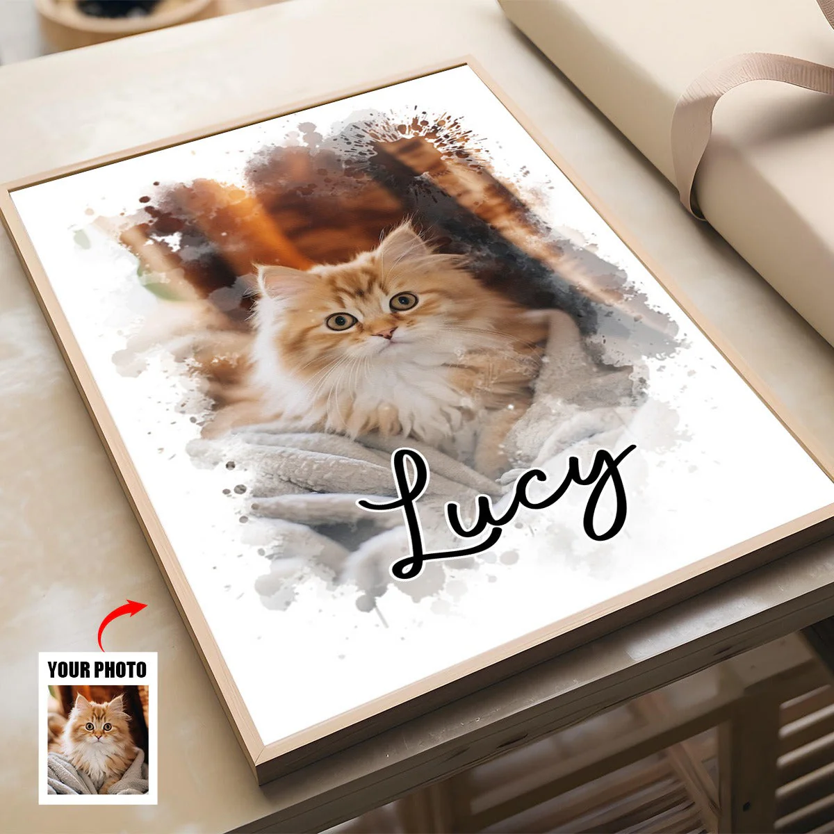 Personalized Pet Poster From Photo, Gift For Pet Owners, New Pet Gift, Pet Memorial Gift - Image 6