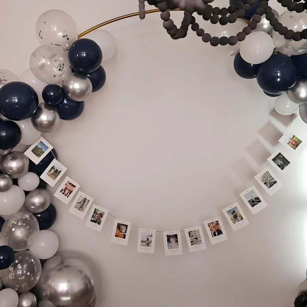 Personalized Photo Birthday Banner Party Decorations - Image 4
