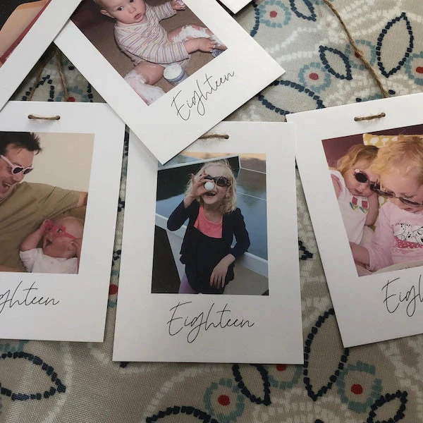 Personalized Photo Birthday Banner Party Decorations - Image 7