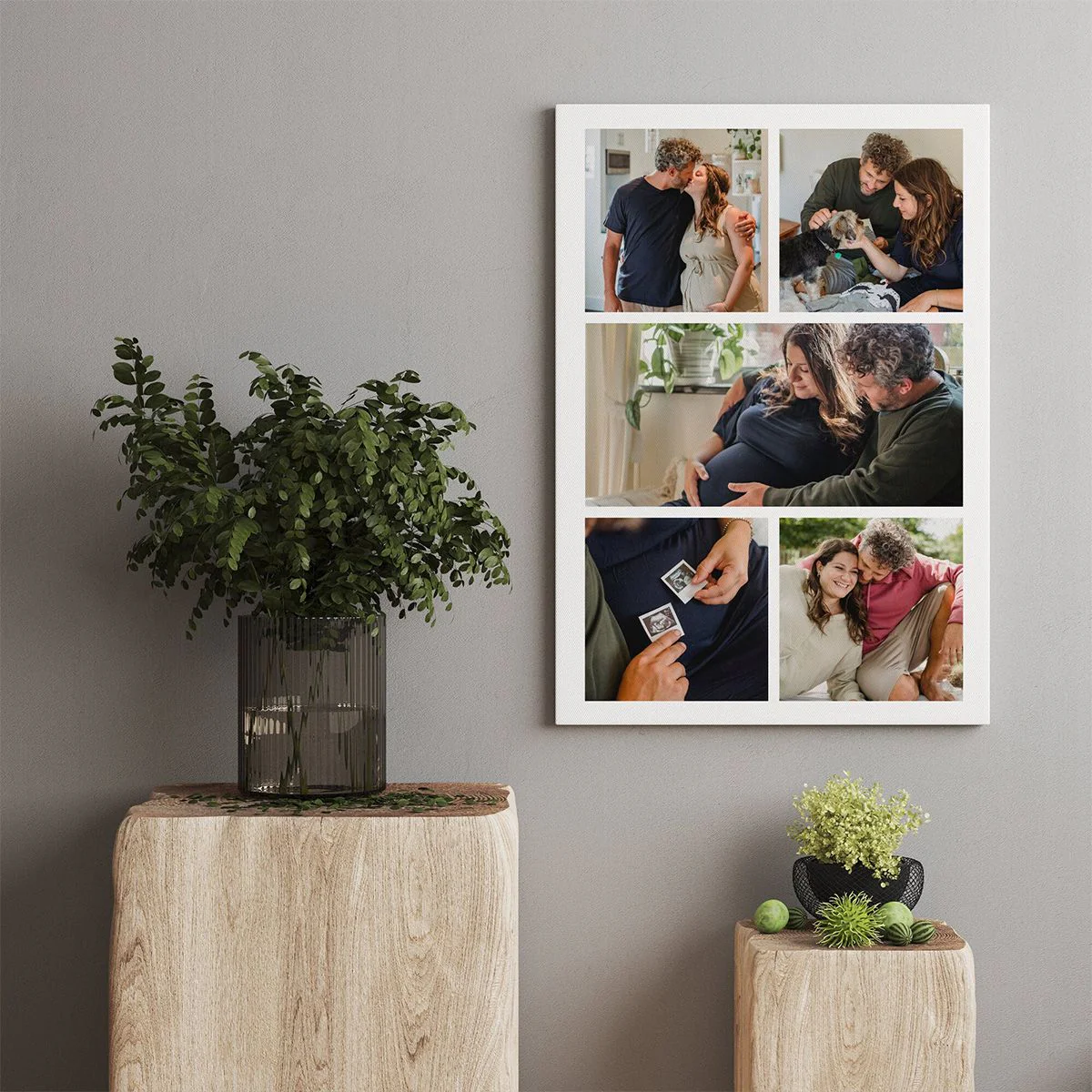 Personalized Photo canvas,Family Photos, Wedding Pictures,Pet Memorial - Image 11