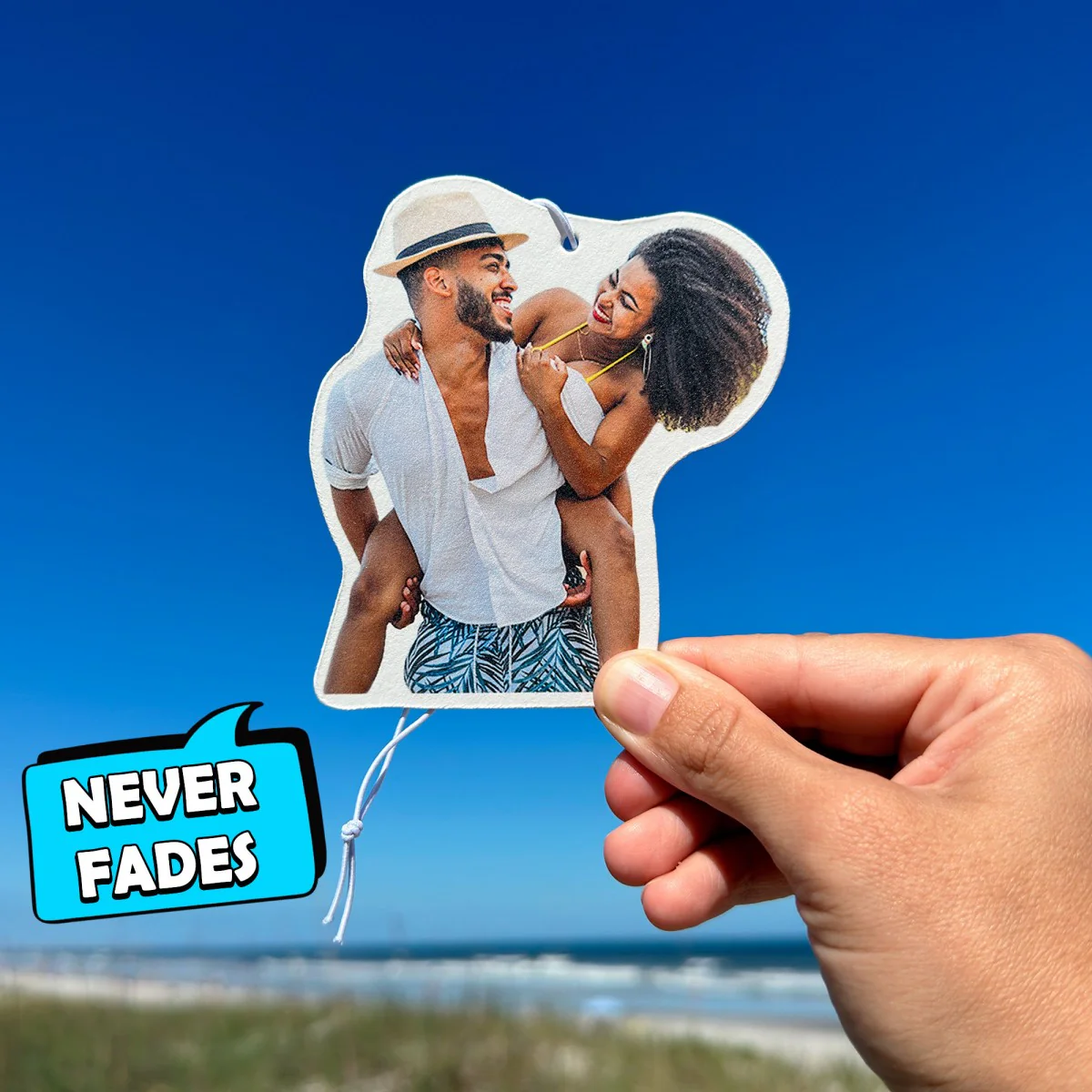 Personalized Photo Car Air Freshener - Image 6